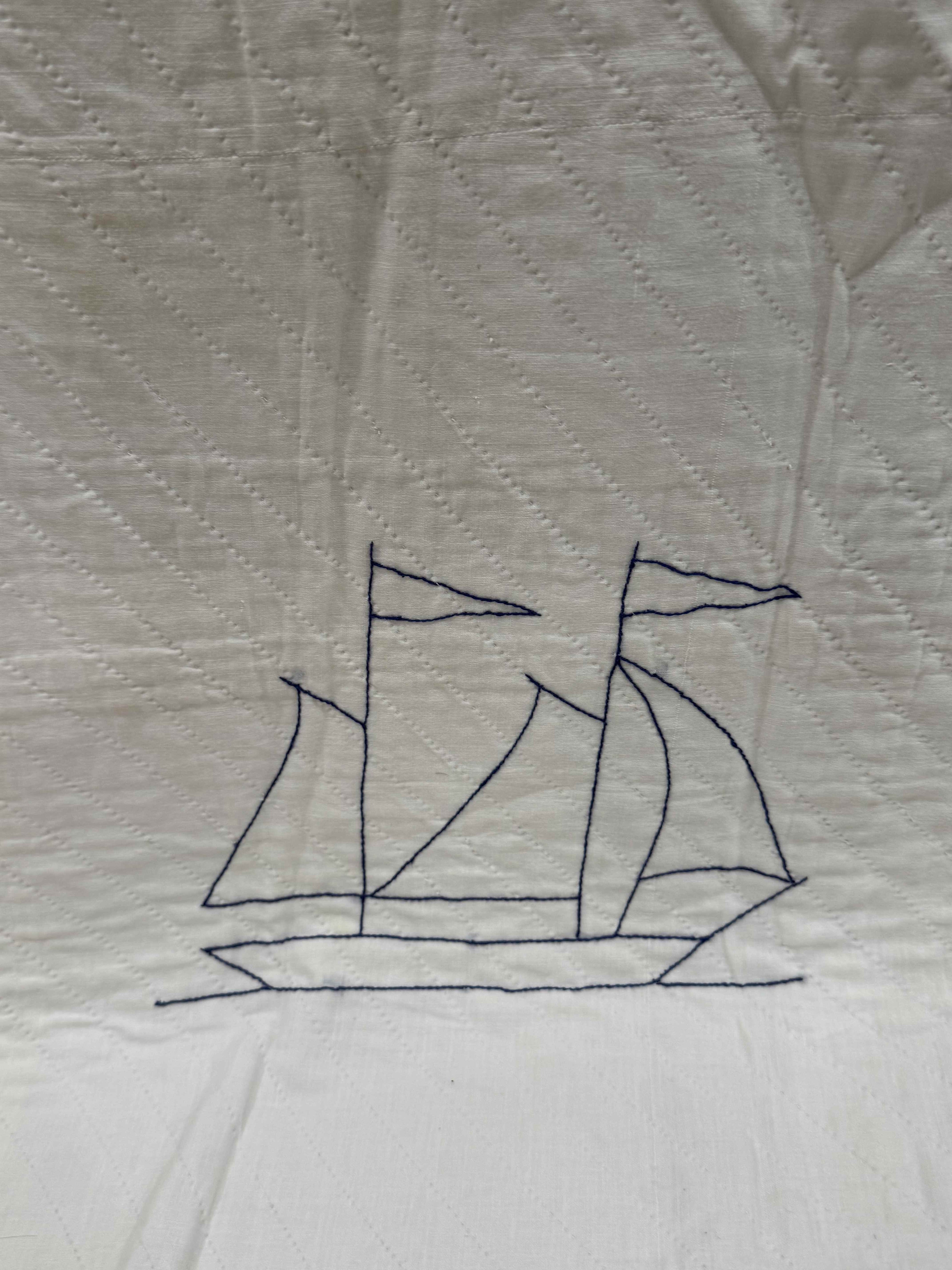 **SOLD Vintage Quilt Dutch Boy Dated SOLD**