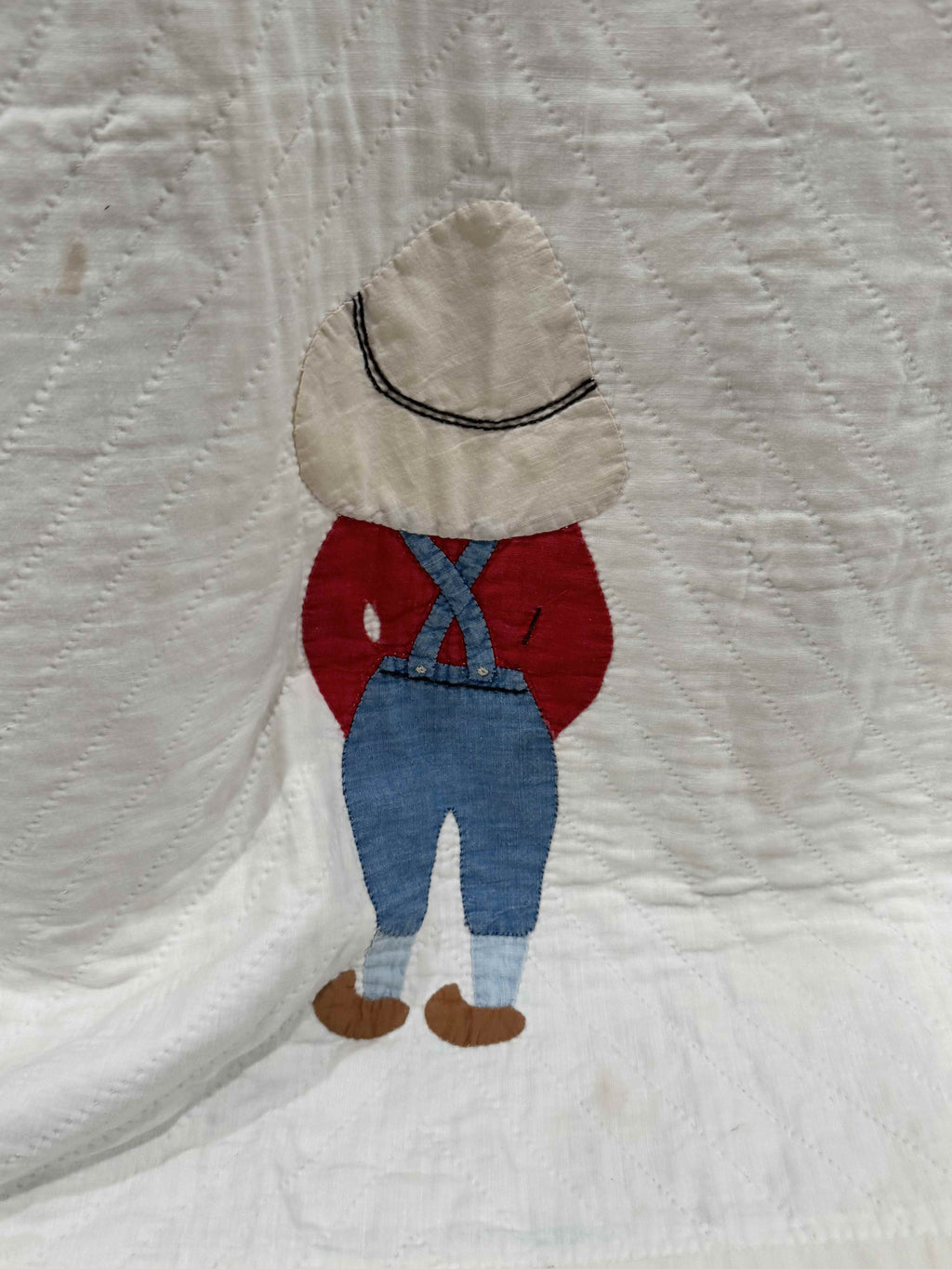 **SOLD Vintage Quilt Dutch Boy Dated SOLD**