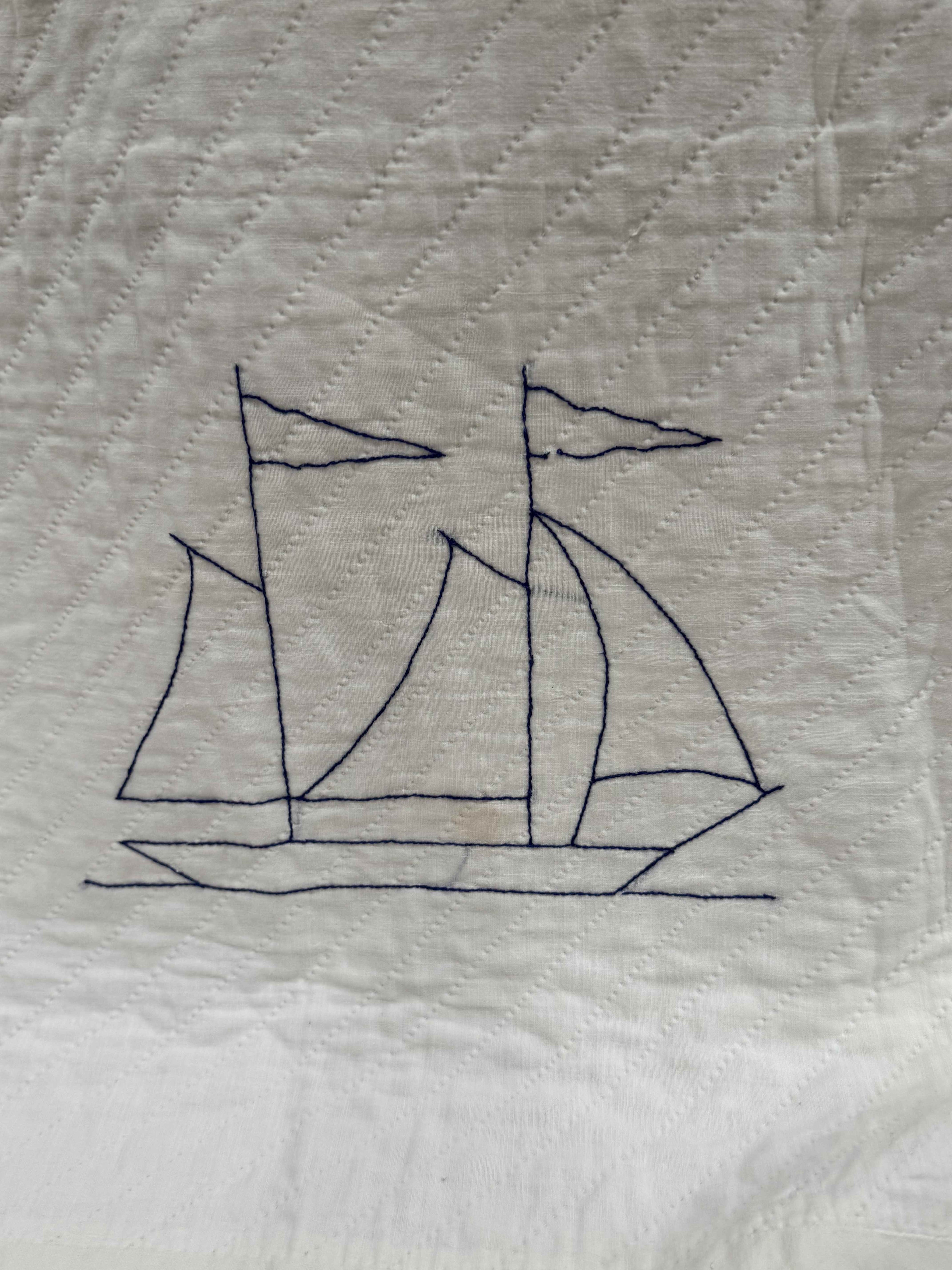 **SOLD Vintage Quilt Dutch Boy Dated SOLD**