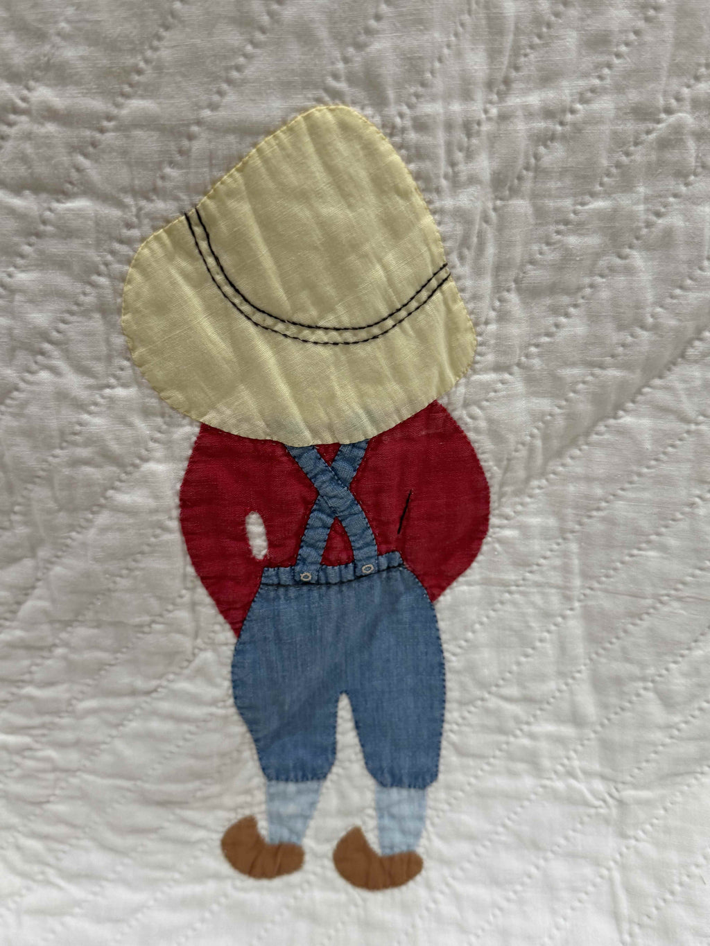 **SOLD Vintage Quilt Dutch Boy Dated SOLD**