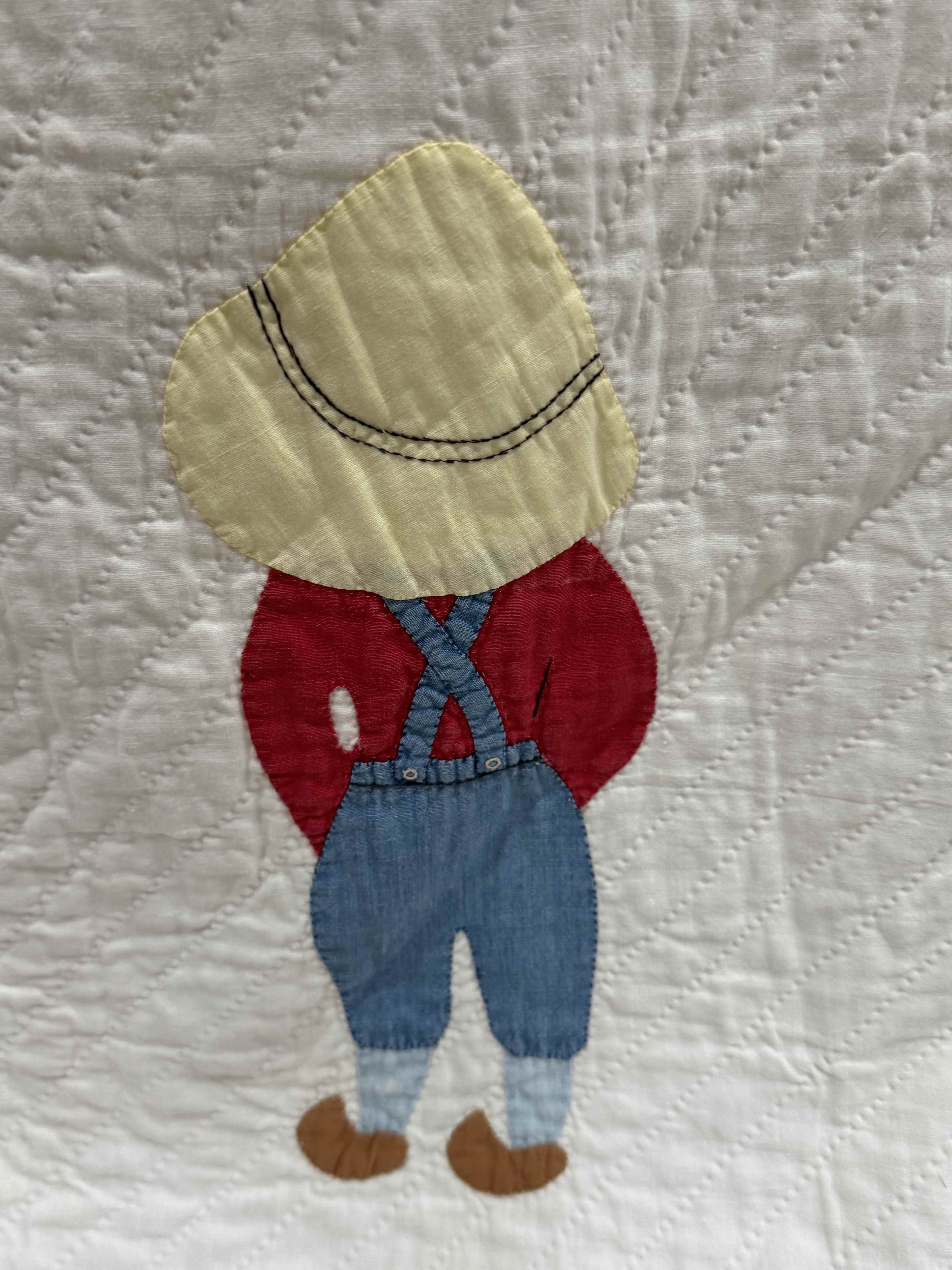 **SOLD Vintage Quilt Dutch Boy Dated SOLD**