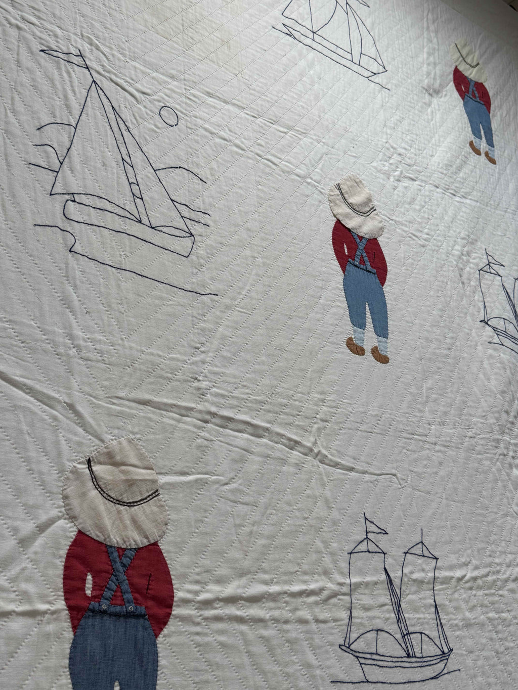 **SOLD Vintage Quilt Dutch Boy Dated SOLD**