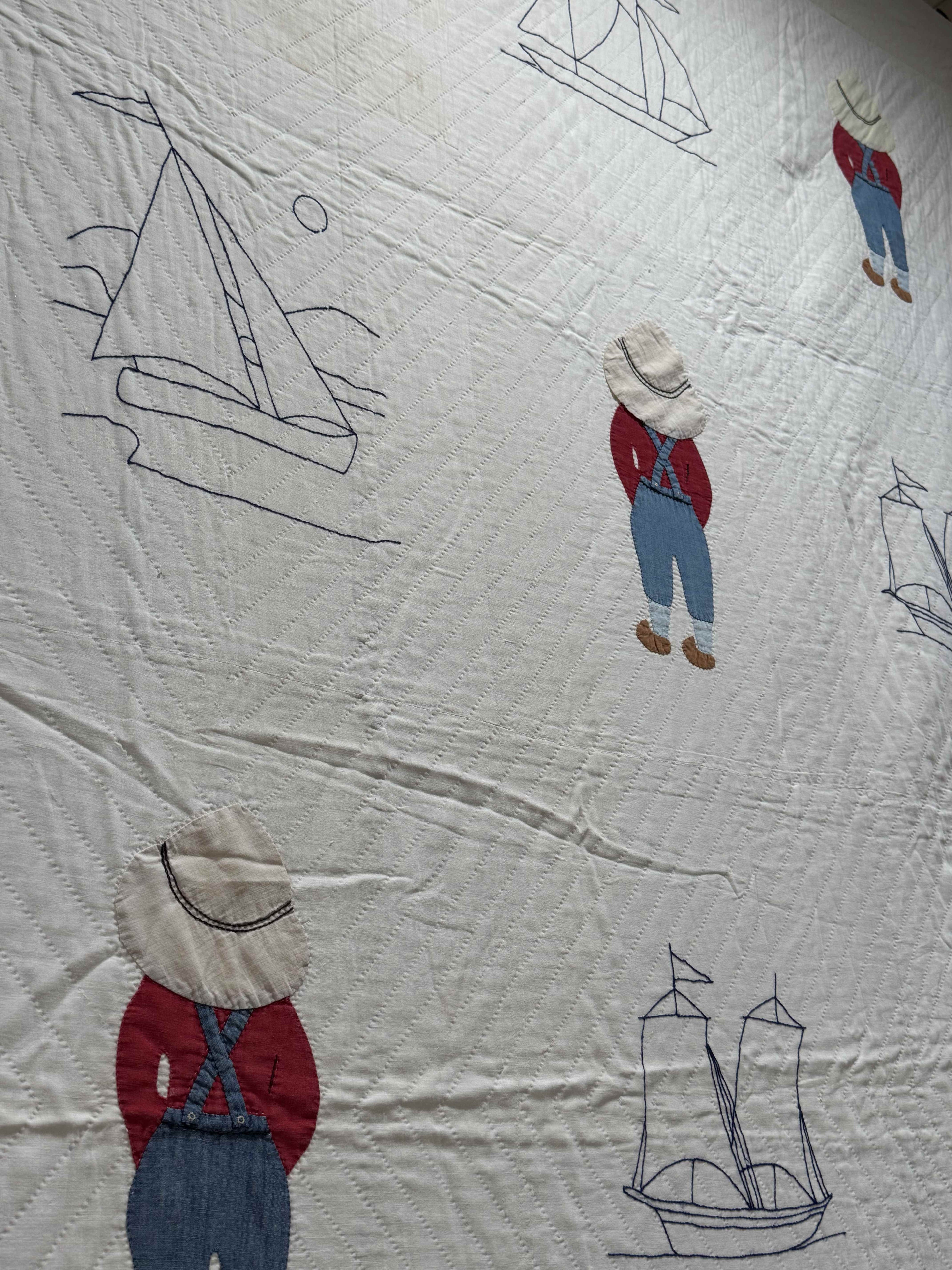 **SOLD Vintage Quilt Dutch Boy Dated SOLD**