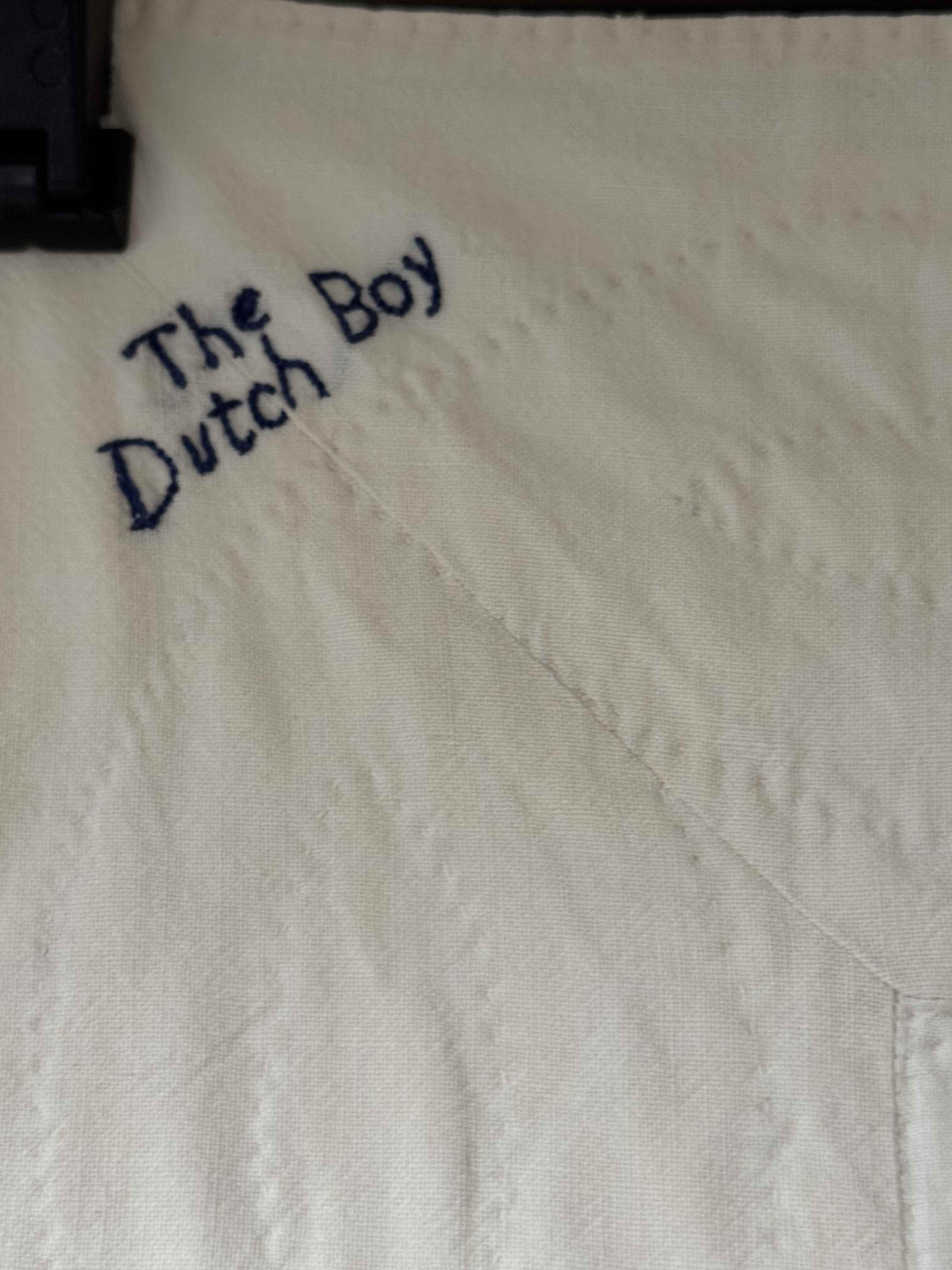**SOLD Vintage Quilt Dutch Boy Dated SOLD**