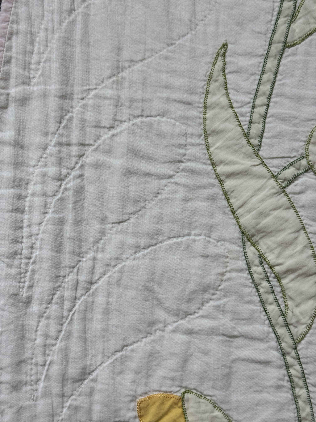 Vintage Quilt Yankee Garden Floral Applique