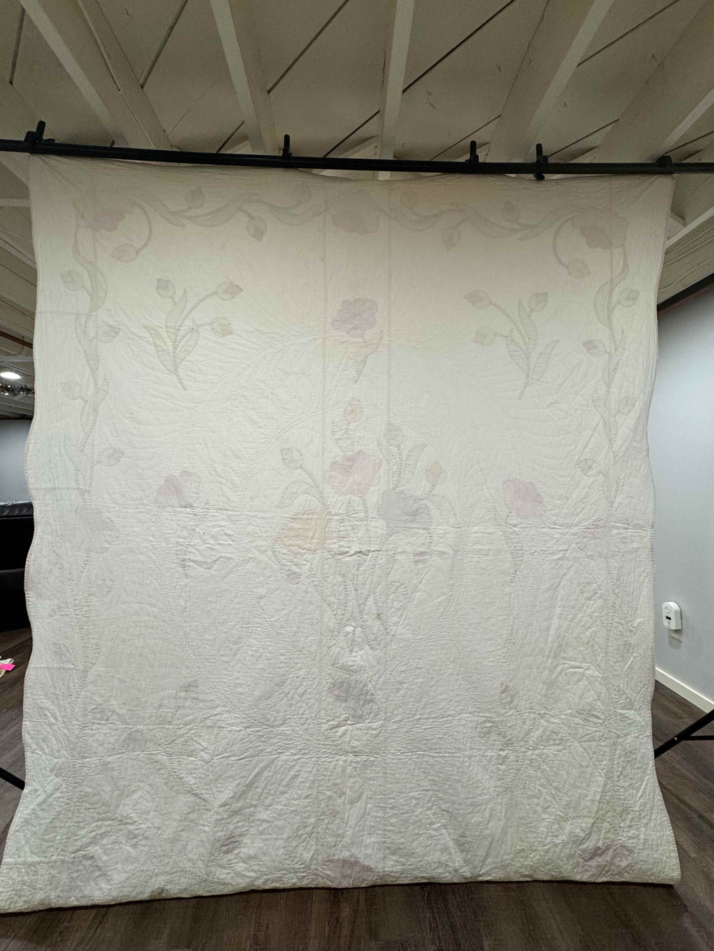 Vintage Quilt Yankee Garden Floral Applique