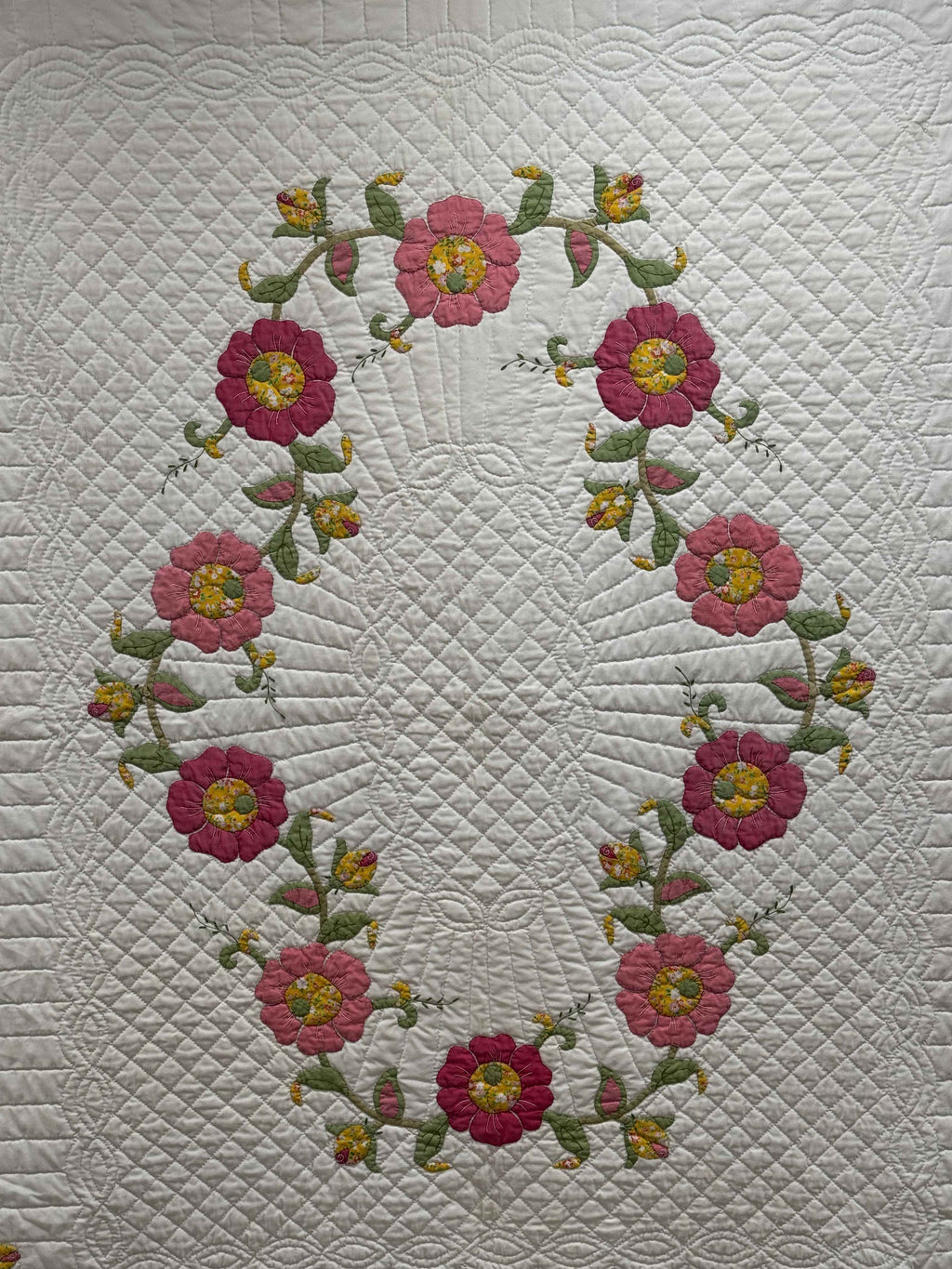 Vintage Quilt Calico Rose Kit Quilt