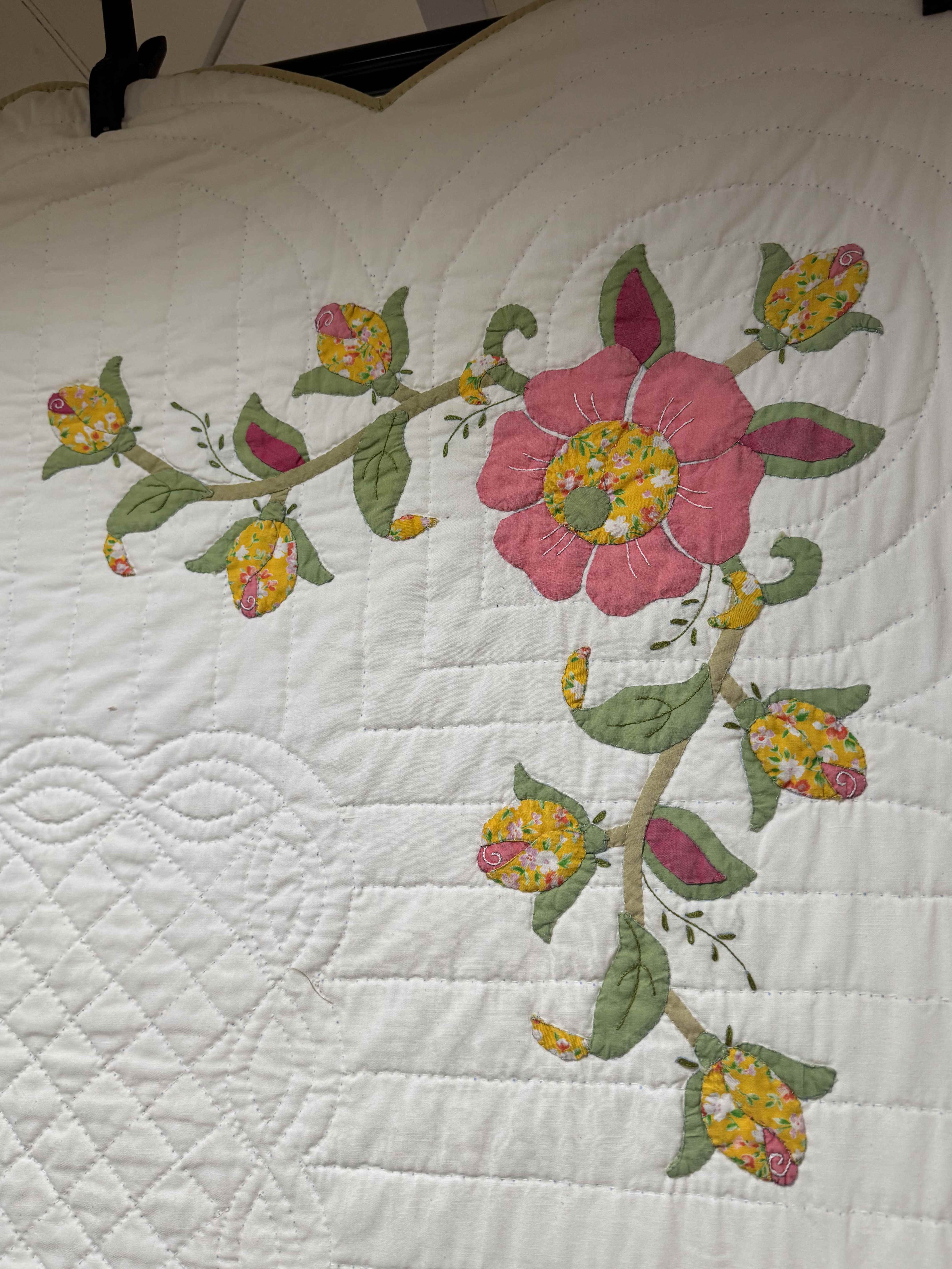Vintage Quilt Calico Rose Kit Quilt