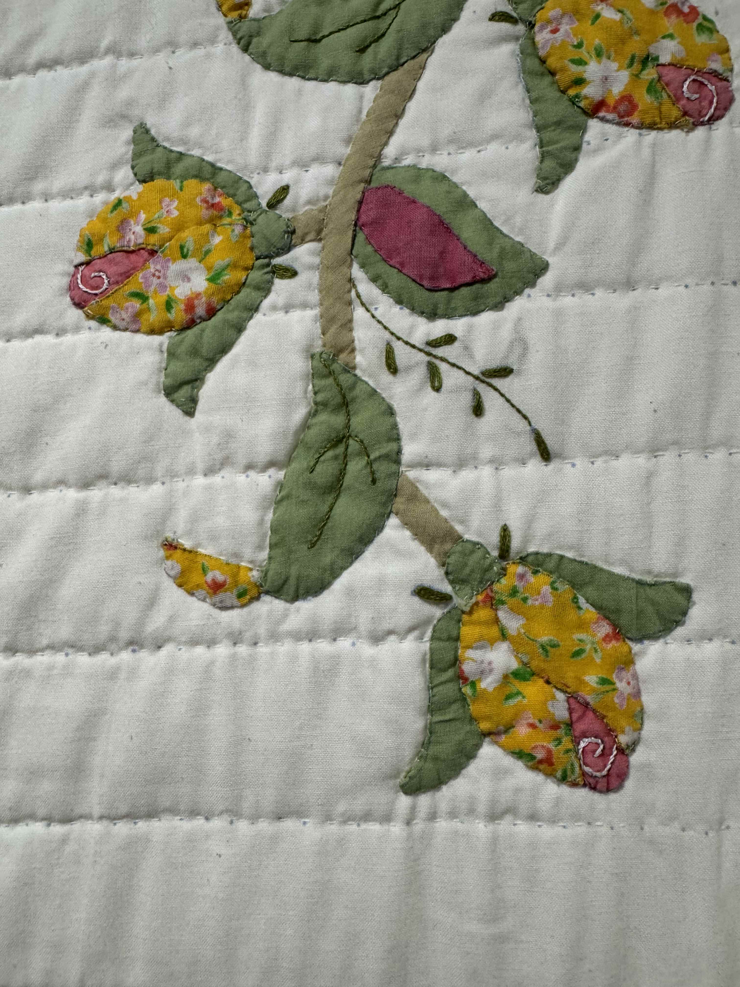 Vintage Quilt Calico Rose Kit Quilt