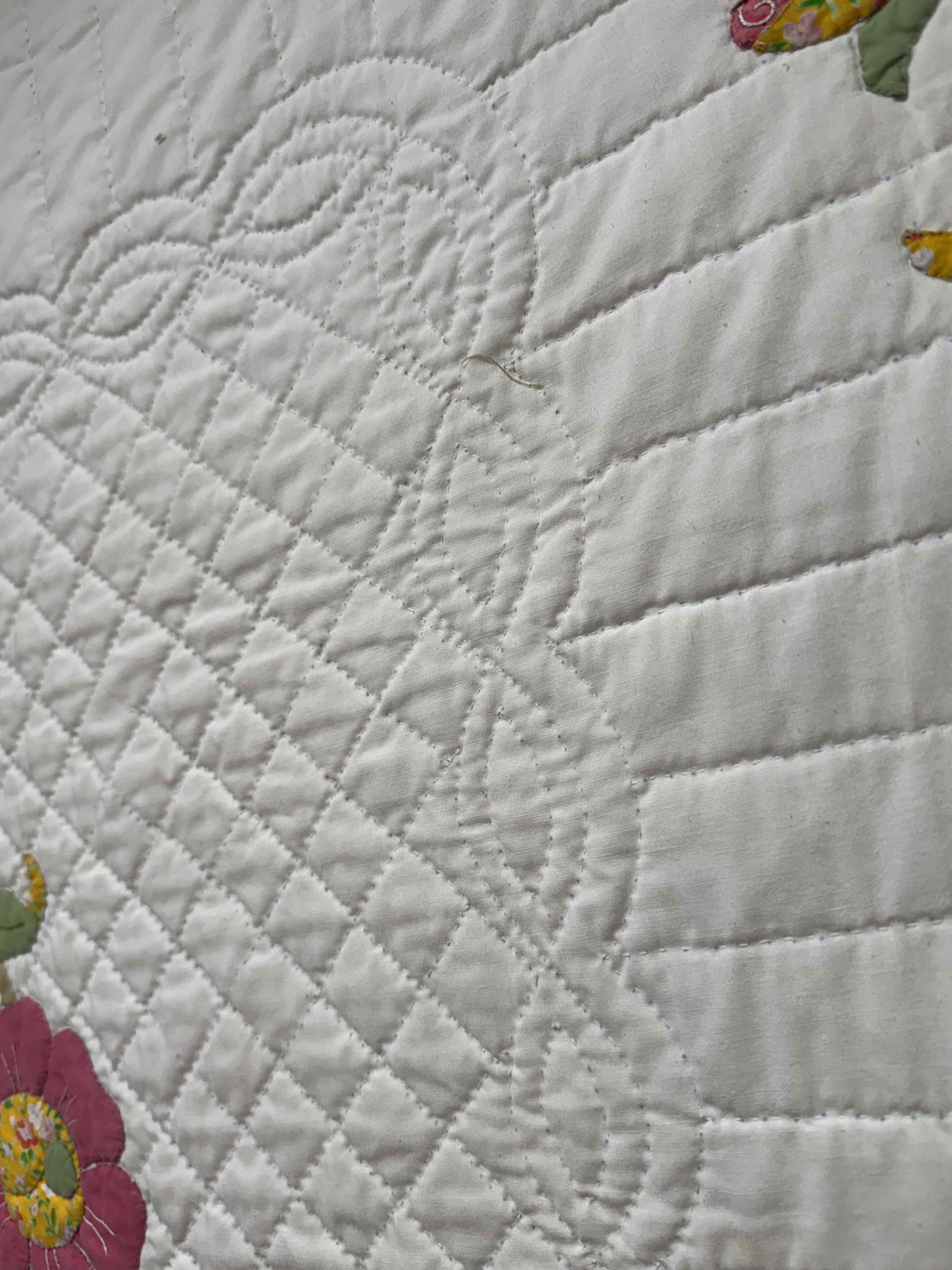 Vintage Quilt Calico Rose Kit Quilt