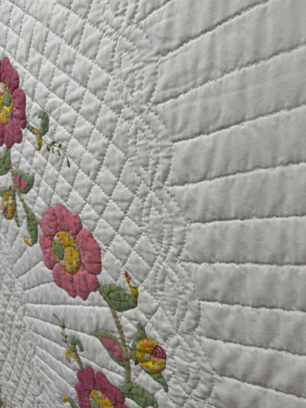 Vintage Quilt Calico Rose Kit Quilt