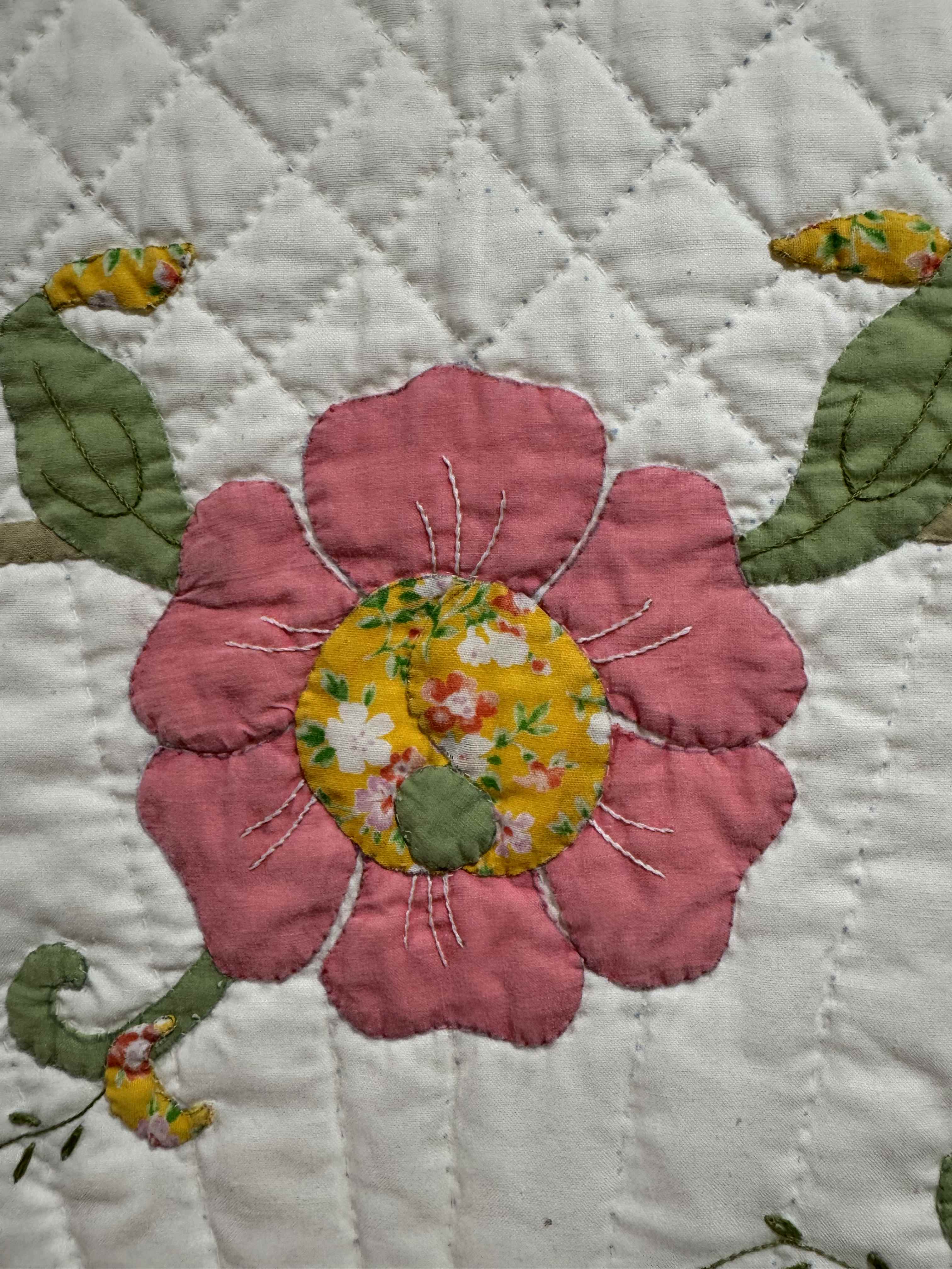 Vintage Quilt Calico Rose Kit Quilt