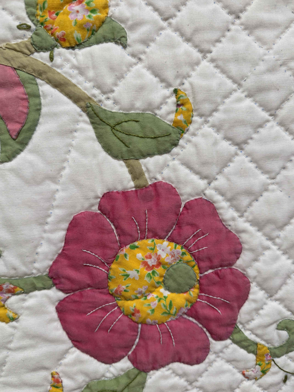 Vintage Quilt Calico Rose Kit Quilt