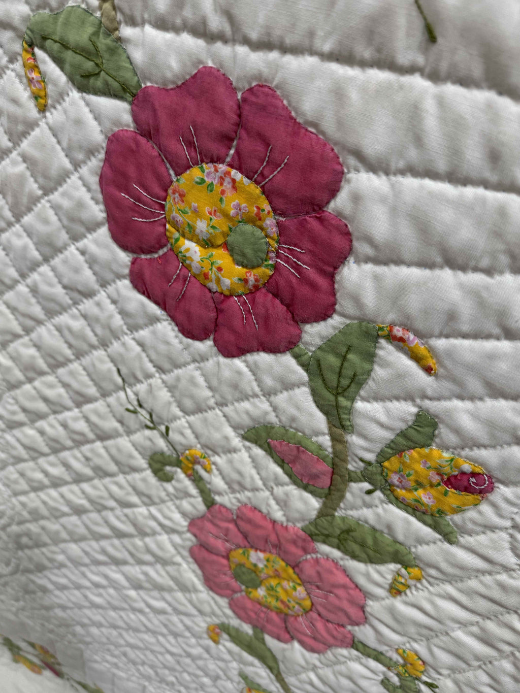 Vintage Quilt Calico Rose Kit Quilt