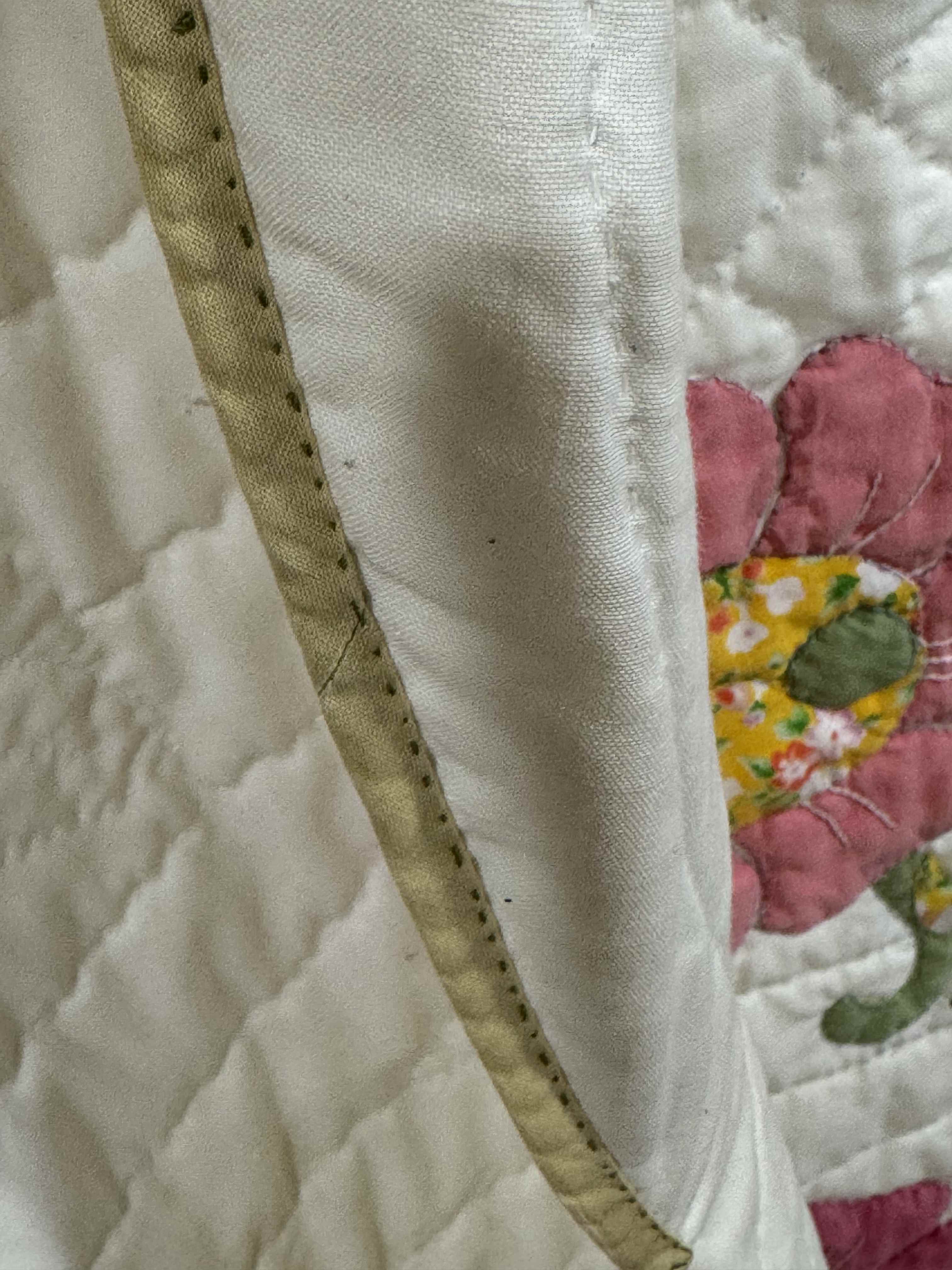 Vintage Quilt Calico Rose Kit Quilt