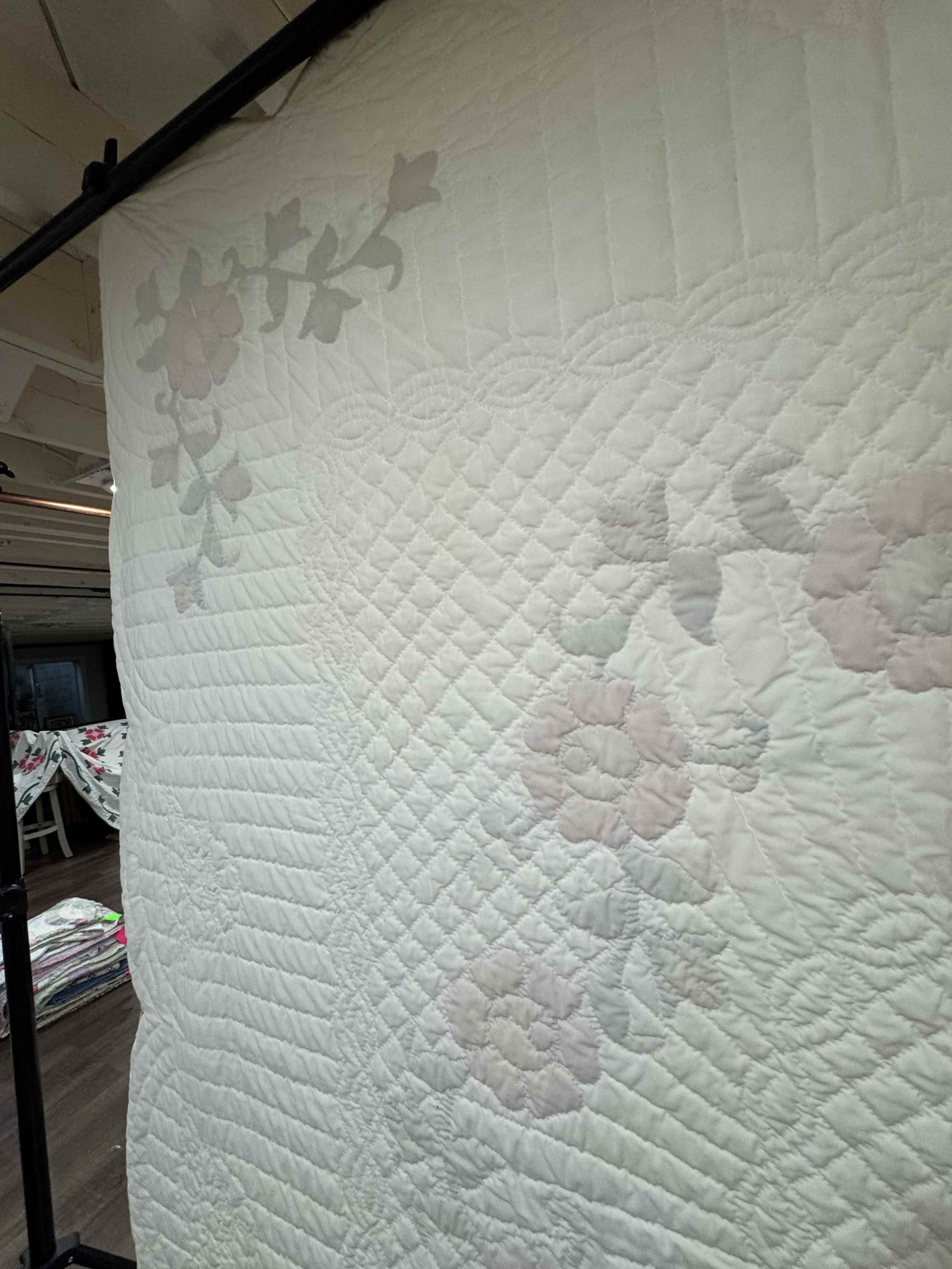 Vintage Quilt Calico Rose Kit Quilt