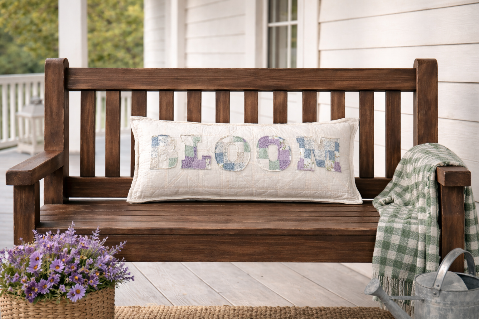 Judy's Vintage Quilt BLOOM Pillow