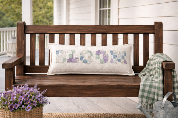 Judy's Vintage Quilt BLOOM Pillow