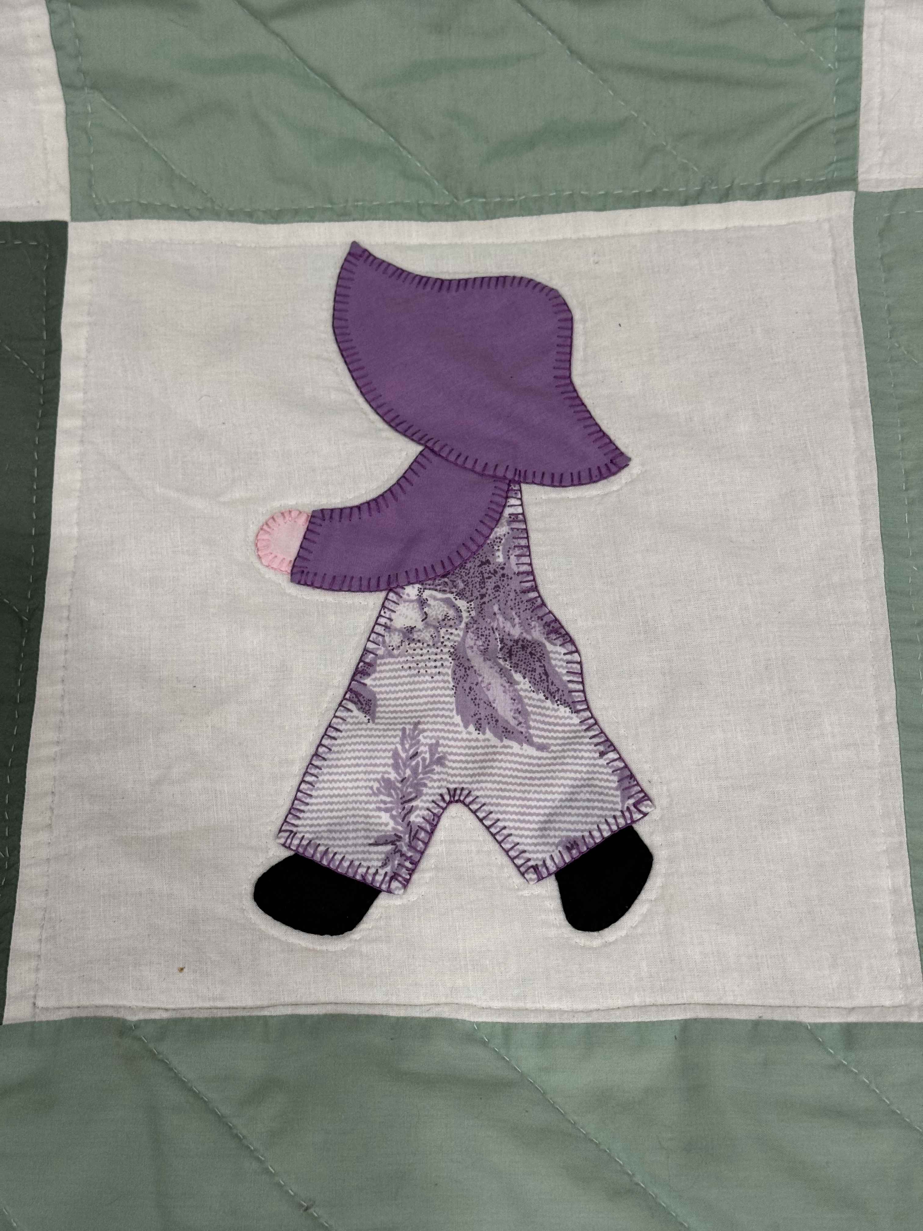 **SOLD  Vintage Quilt Sunbonnet Sue SOLD**
