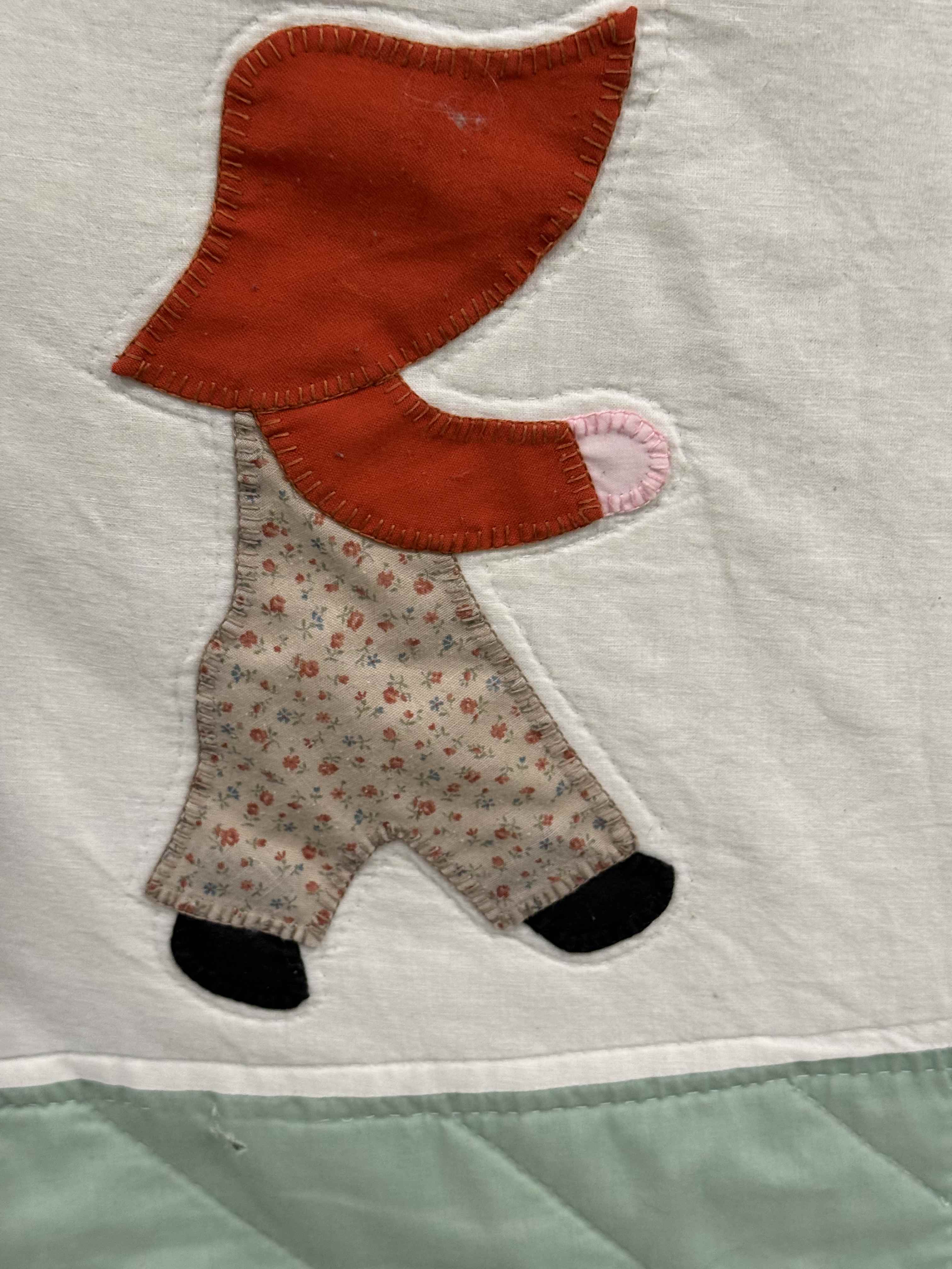 **SOLD  Vintage Quilt Sunbonnet Sue SOLD**