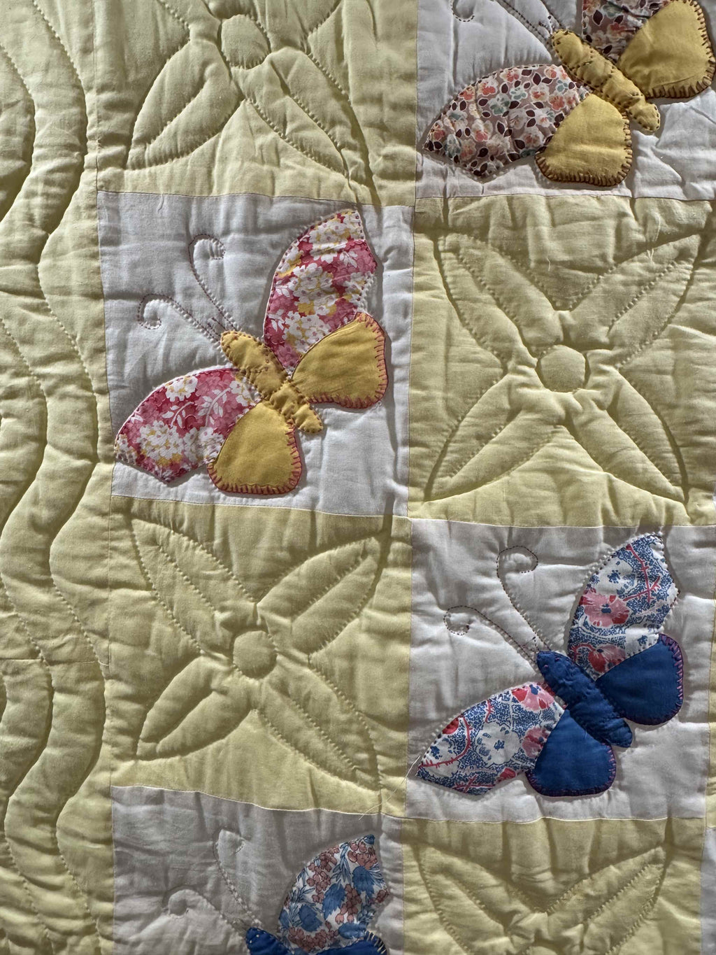 **SOLD Vintage Quilt Butterfly Applique SOLD**