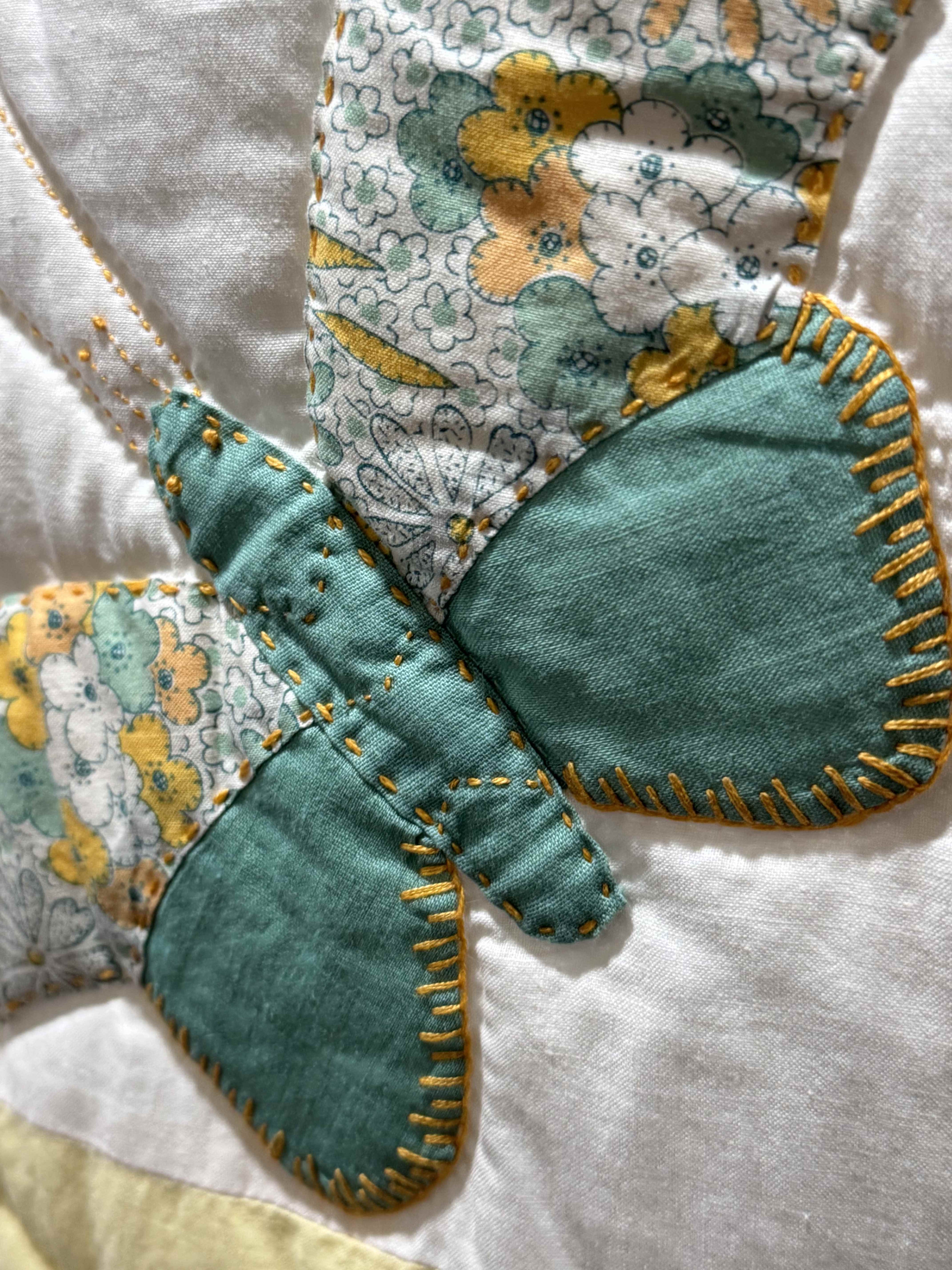 **SOLD Vintage Quilt Butterfly Applique SOLD**