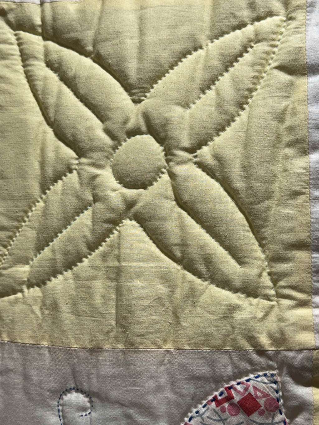 **SOLD Vintage Quilt Butterfly Applique SOLD**
