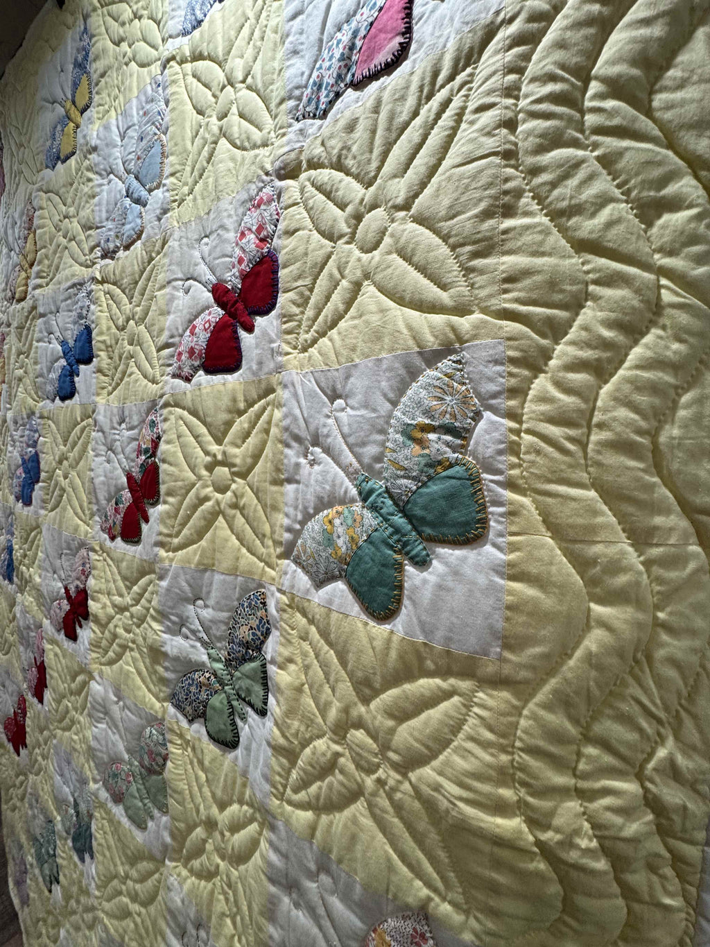**SOLD Vintage Quilt Butterfly Applique SOLD**
