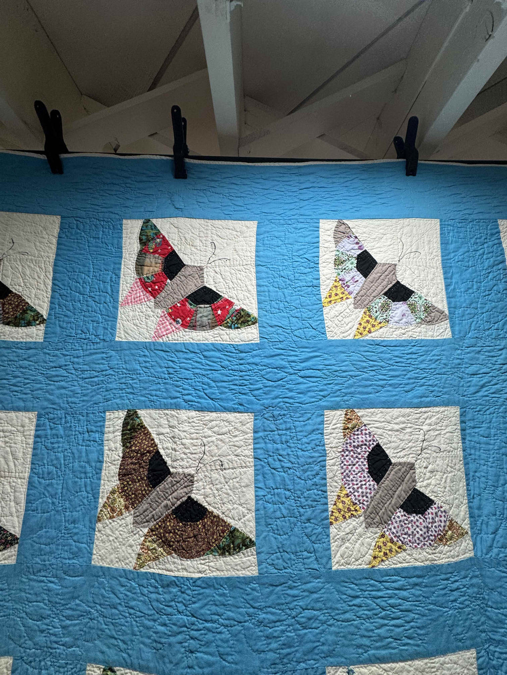 **SOLD Vintage Quilt Pieced Butterfly SOLD**