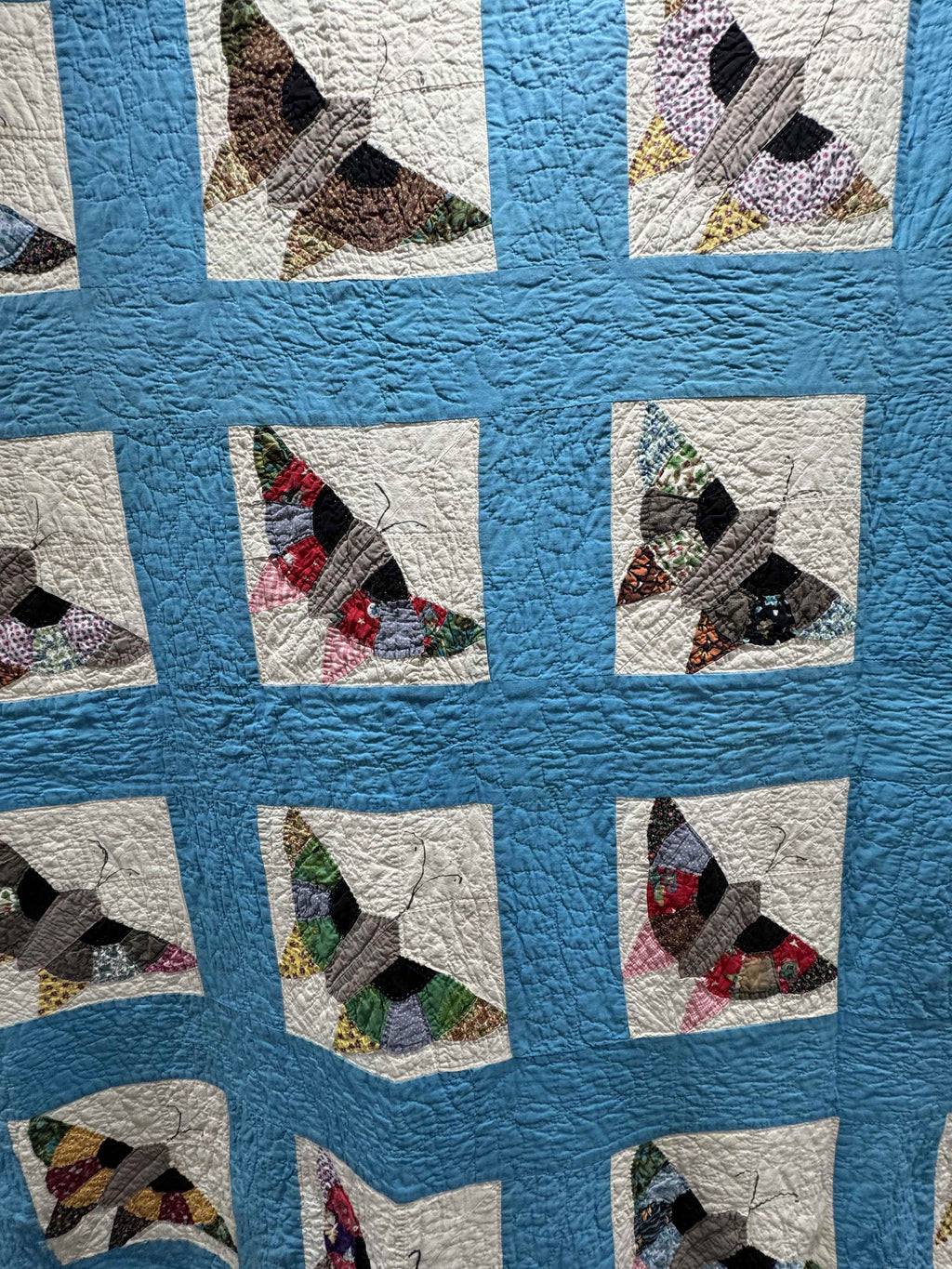 **SOLD Vintage Quilt Pieced Butterfly SOLD**