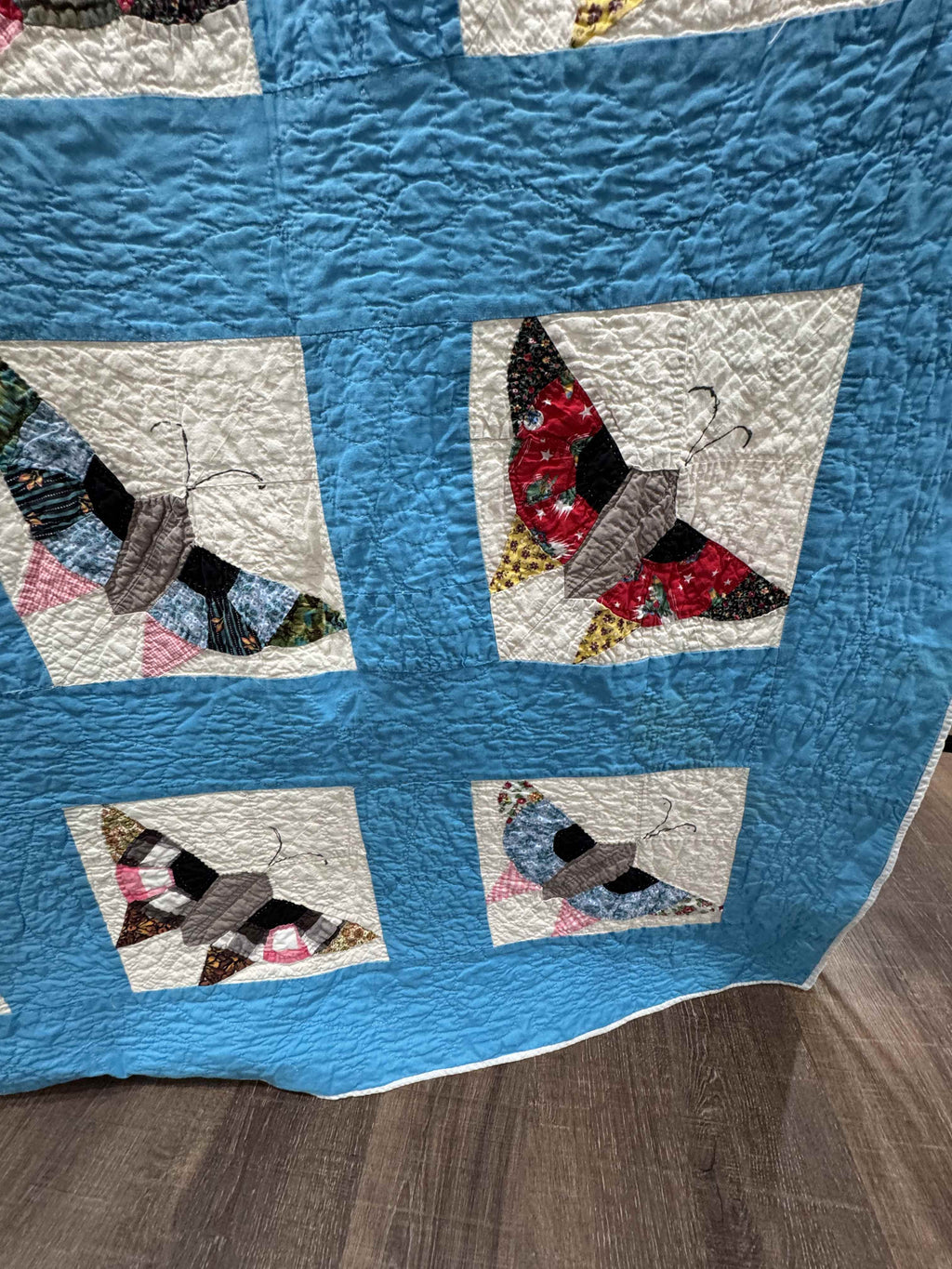 **SOLD Vintage Quilt Pieced Butterfly SOLD**