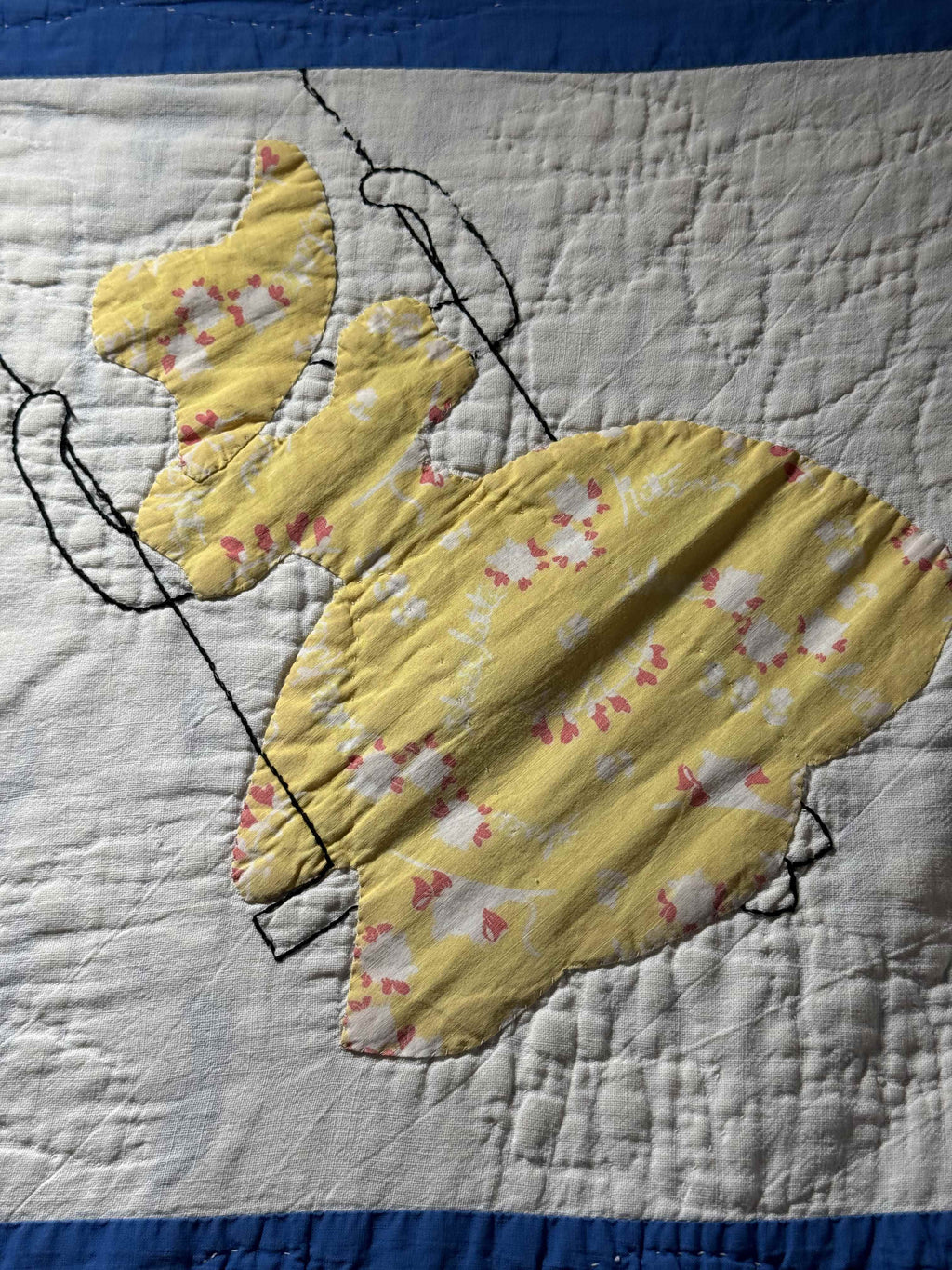 **SOLD Vintage Quilt Sunbonnet Sue on a Swing SOLD**