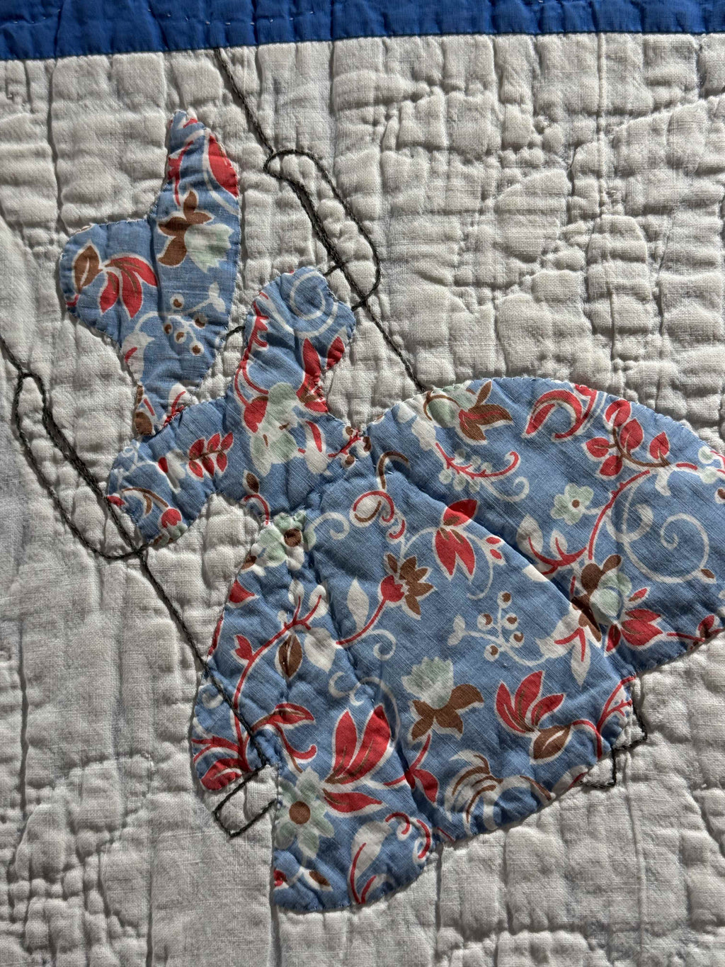 **SOLD Vintage Quilt Sunbonnet Sue on a Swing SOLD**