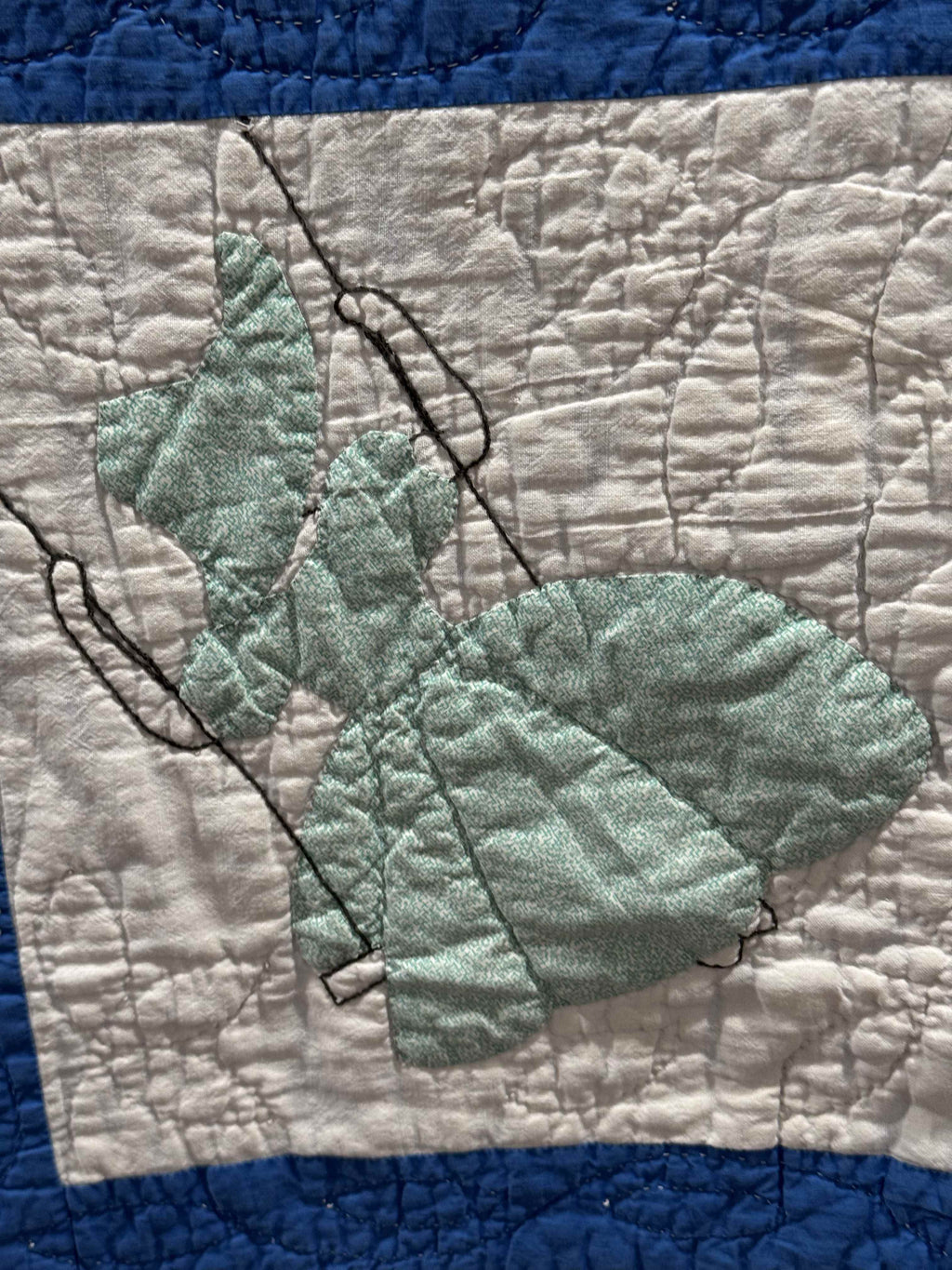 **SOLD Vintage Quilt Sunbonnet Sue on a Swing SOLD**