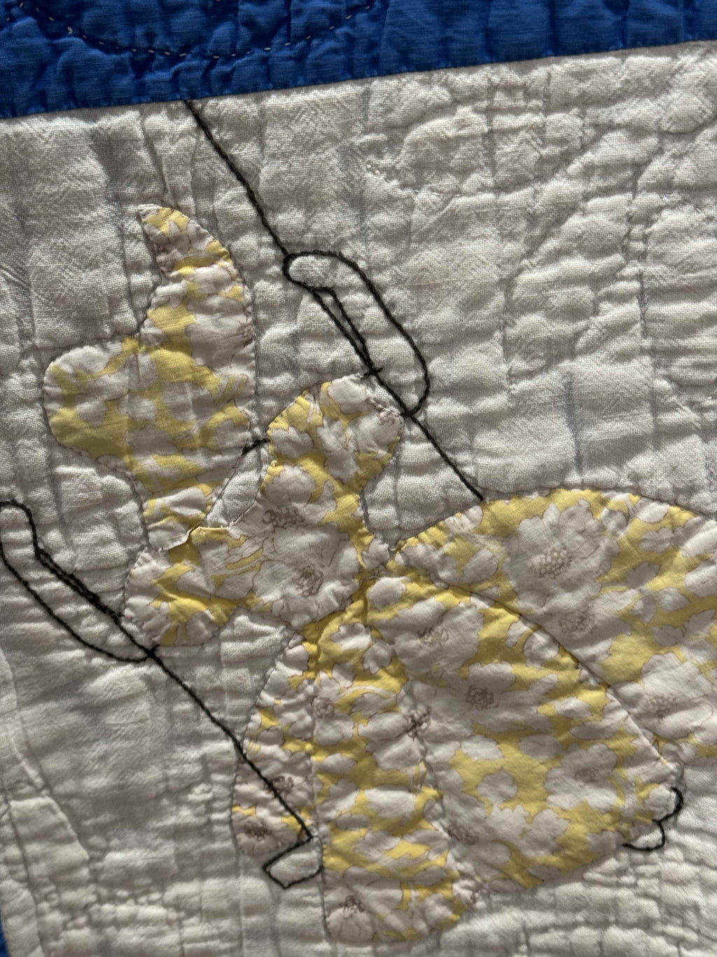 **SOLD Vintage Quilt Sunbonnet Sue on a Swing SOLD**