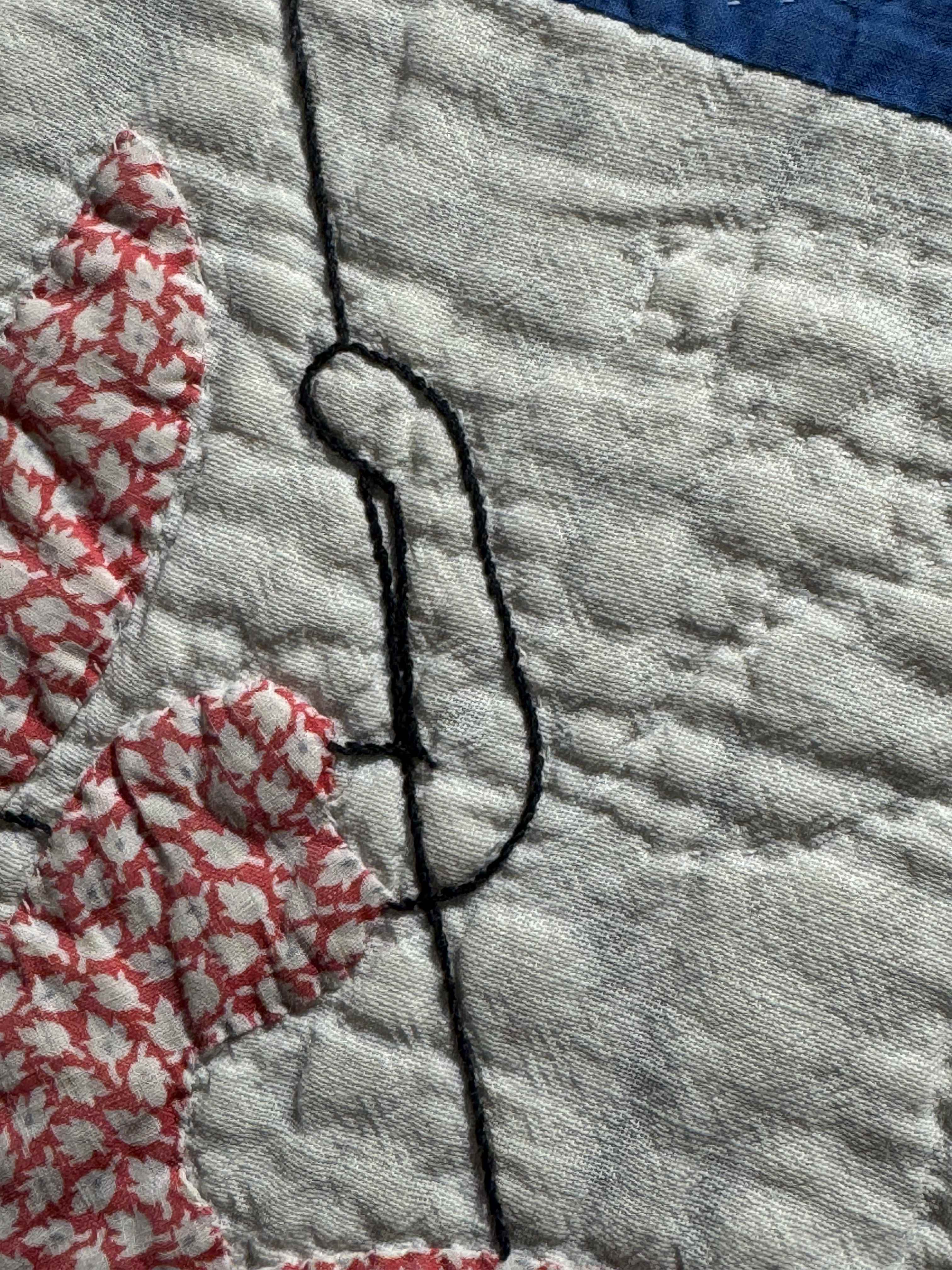 **SOLD Vintage Quilt Sunbonnet Sue on a Swing SOLD**