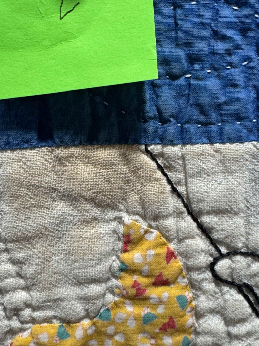 **SOLD Vintage Quilt Sunbonnet Sue on a Swing SOLD**