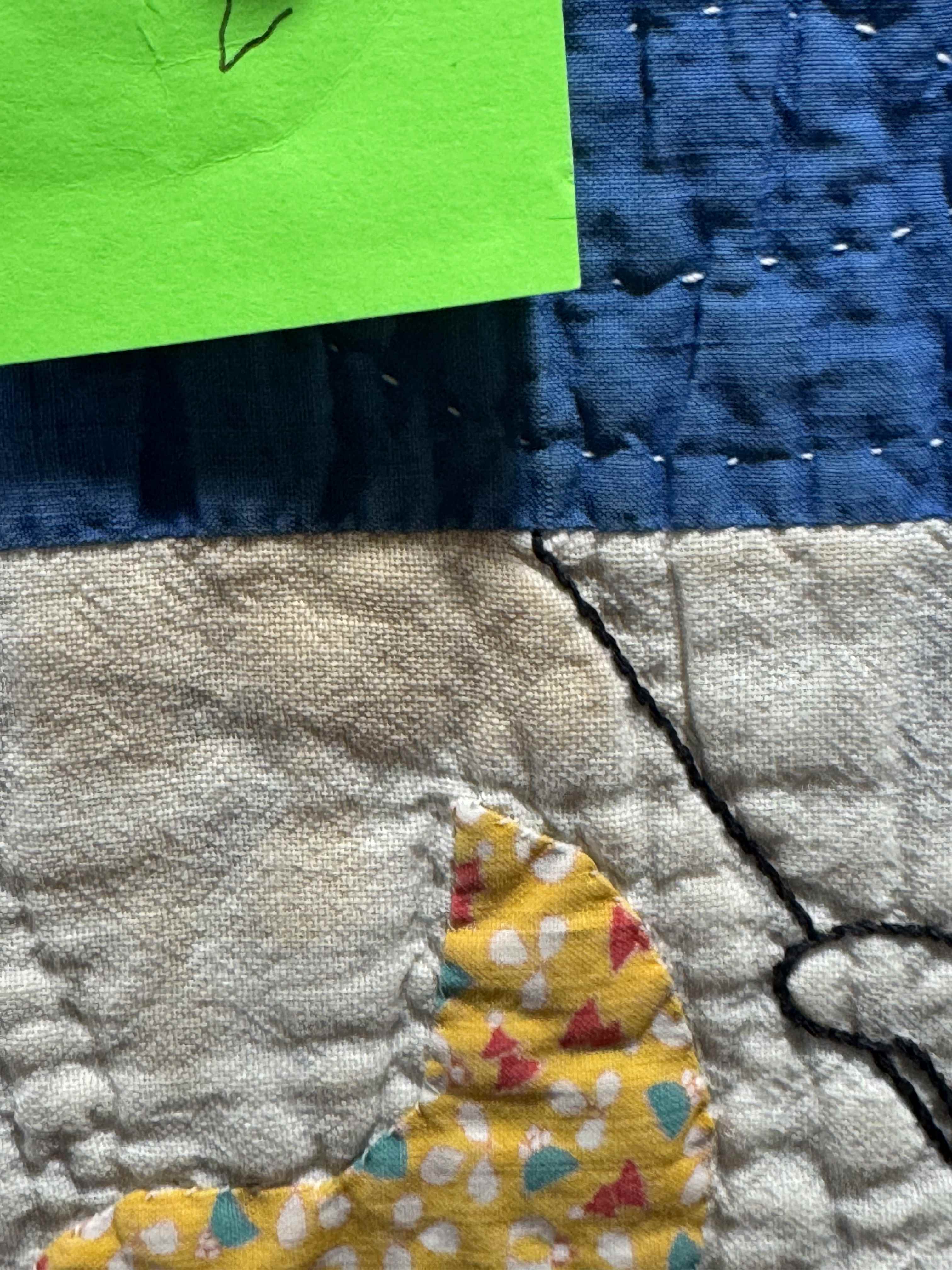 **SOLD Vintage Quilt Sunbonnet Sue on a Swing SOLD**