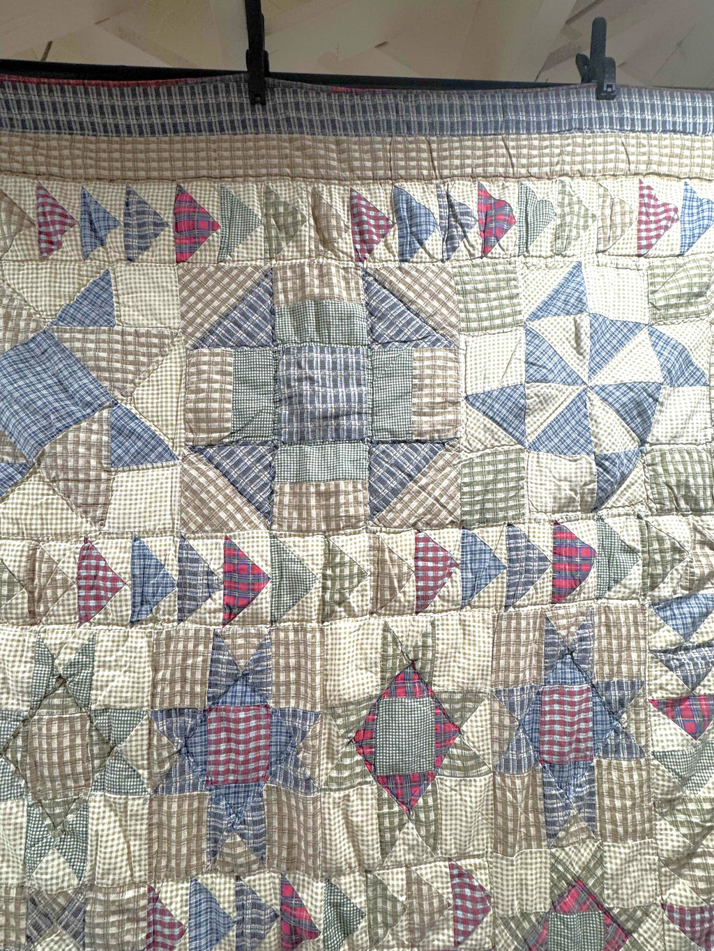 Vintage Quilt Country Plaid Sampler