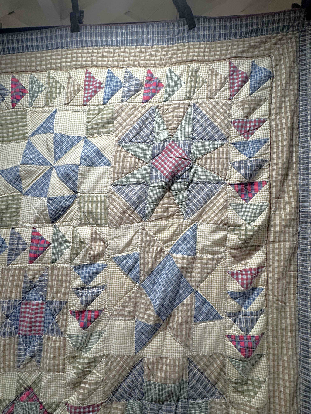 Vintage Quilt Country Plaid Sampler