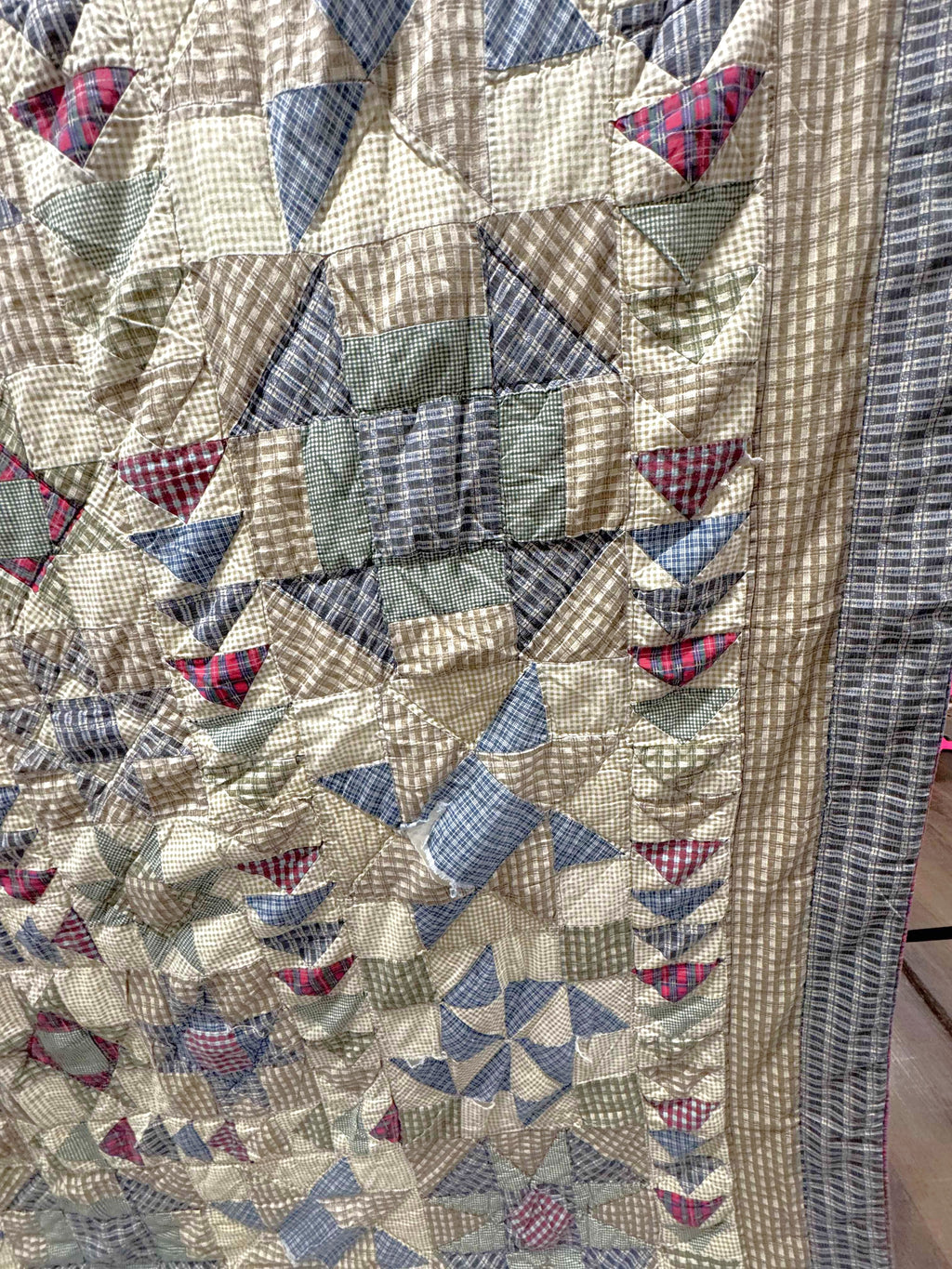Vintage Quilt Country Plaid Sampler