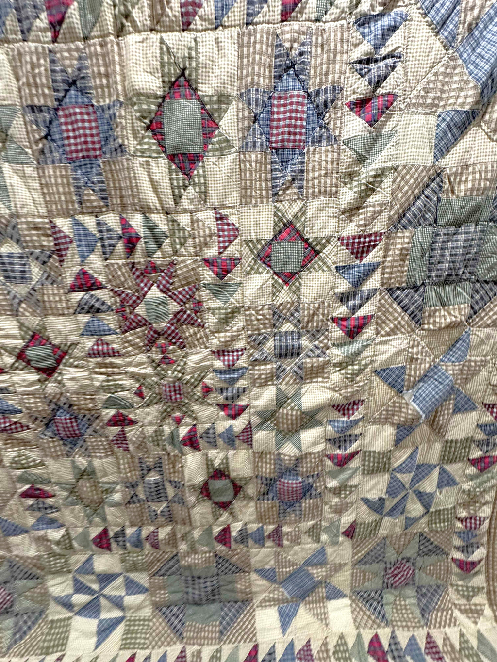 Vintage Quilt Country Plaid Sampler