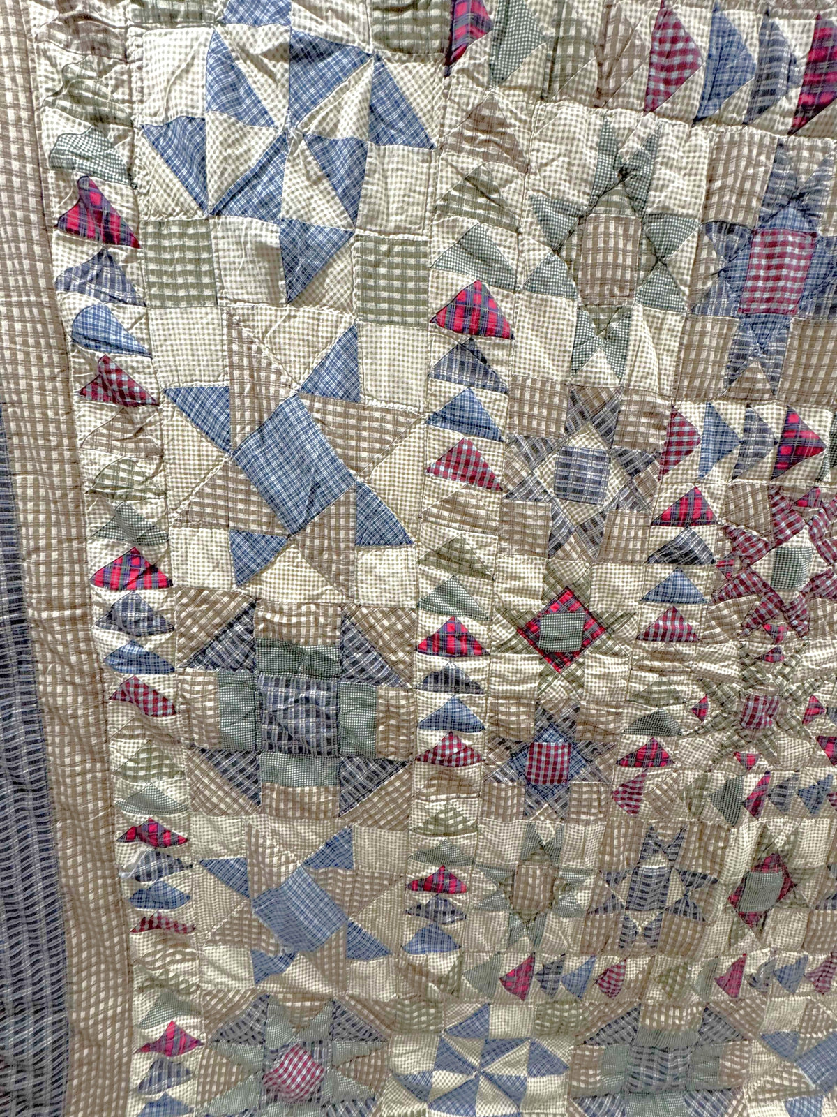 Vintage Quilt Country Plaid Sampler