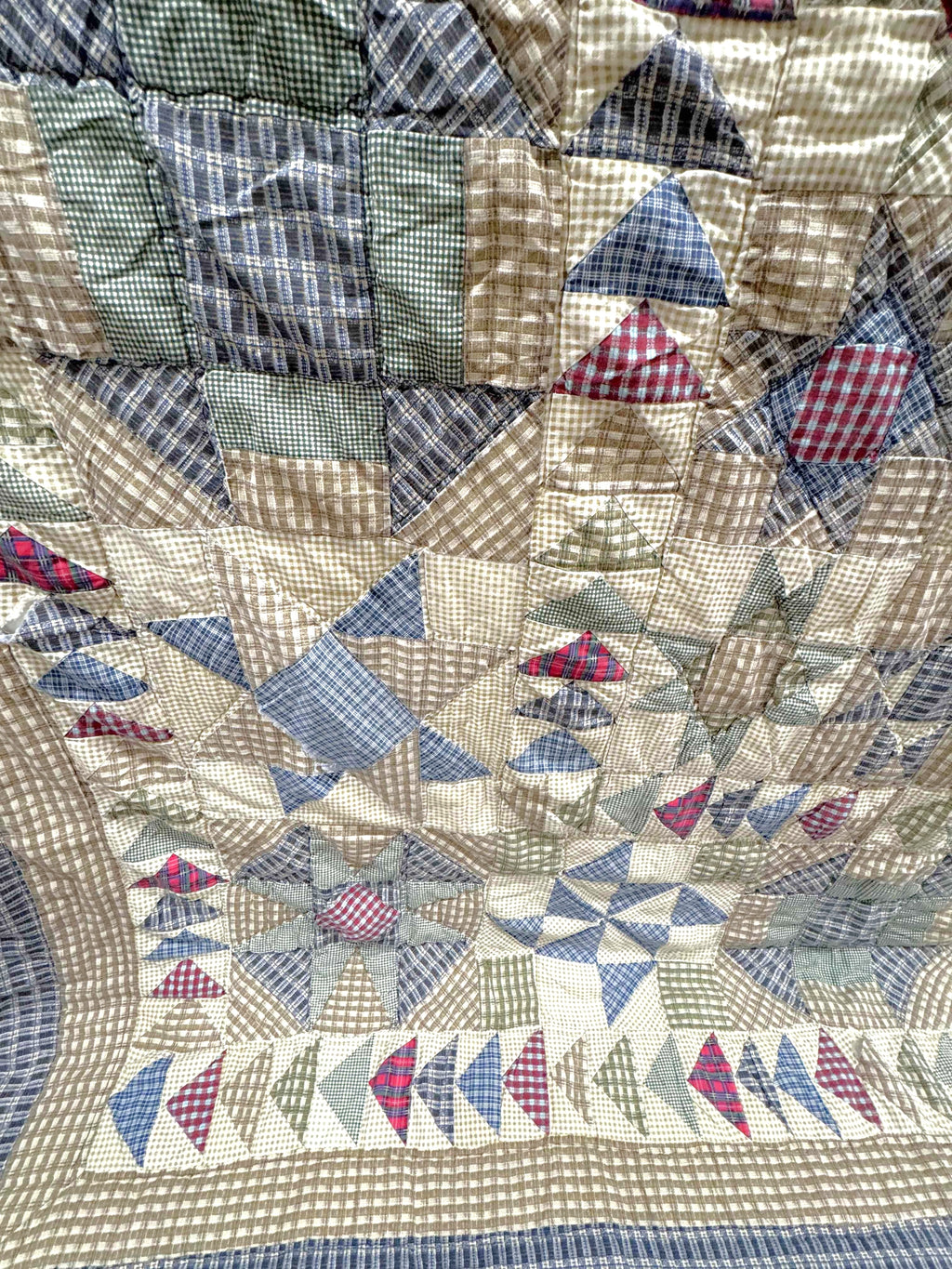 Vintage Quilt Country Plaid Sampler