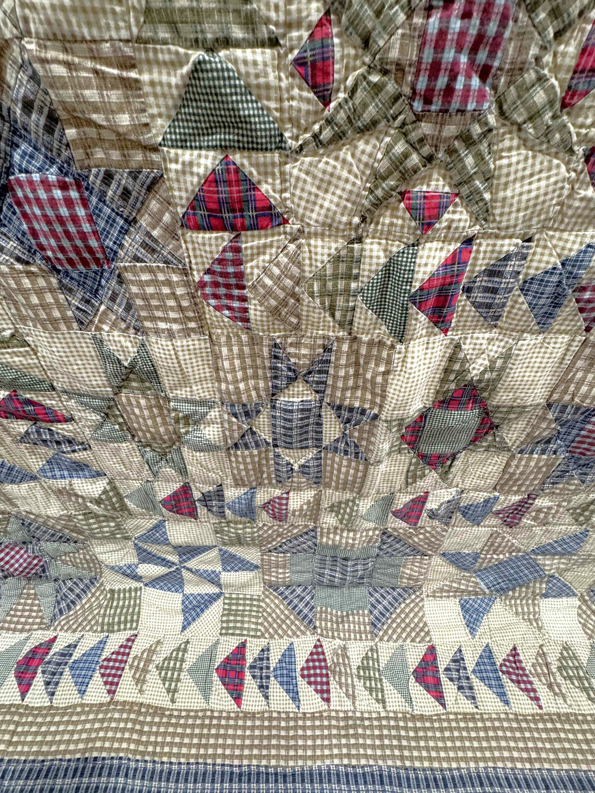Vintage Quilt Country Plaid Sampler