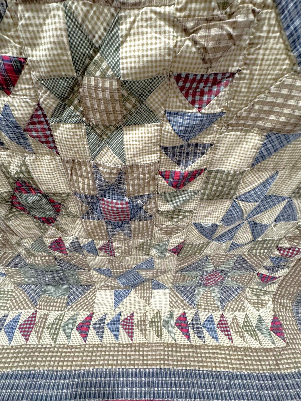 Vintage Quilt Country Plaid Sampler