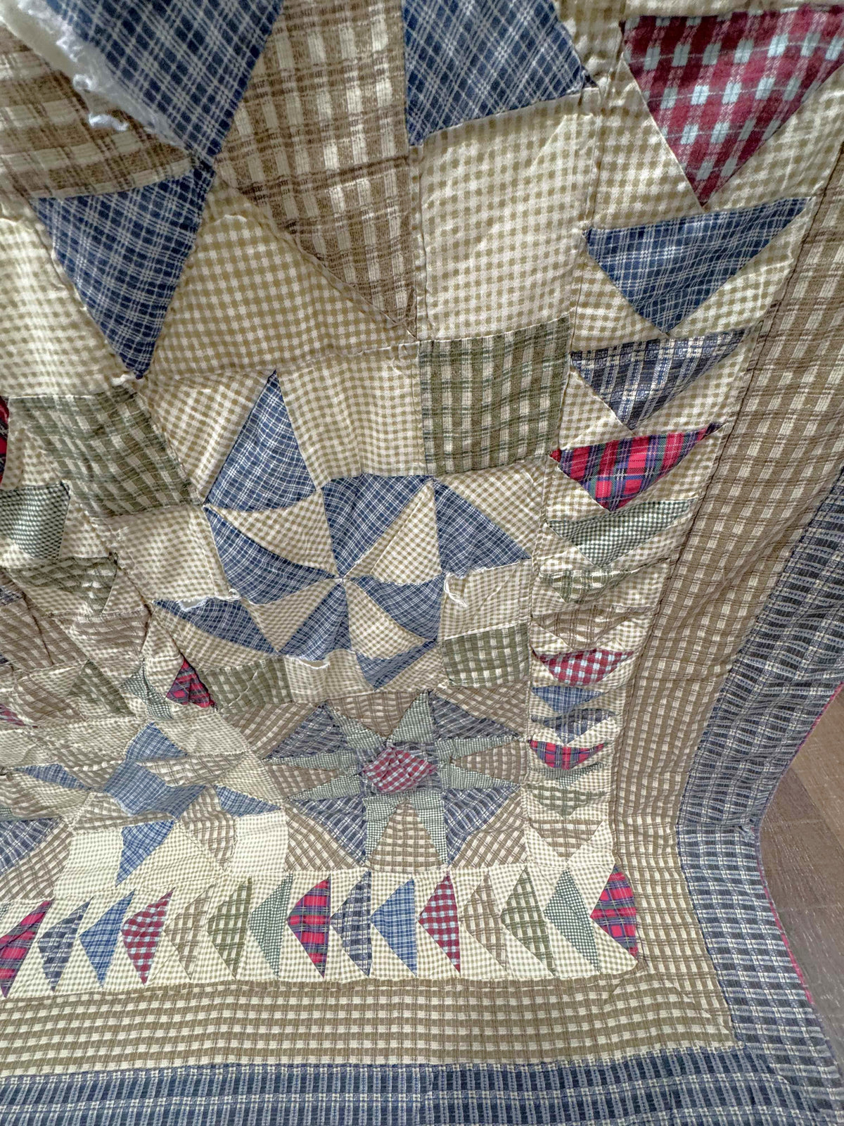 Vintage Quilt Country Plaid Sampler
