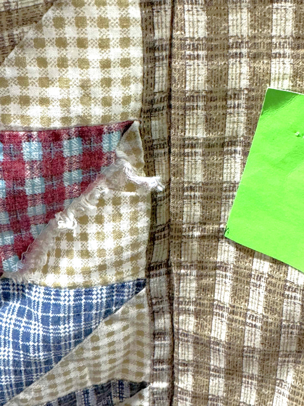 Vintage Quilt Country Plaid Sampler