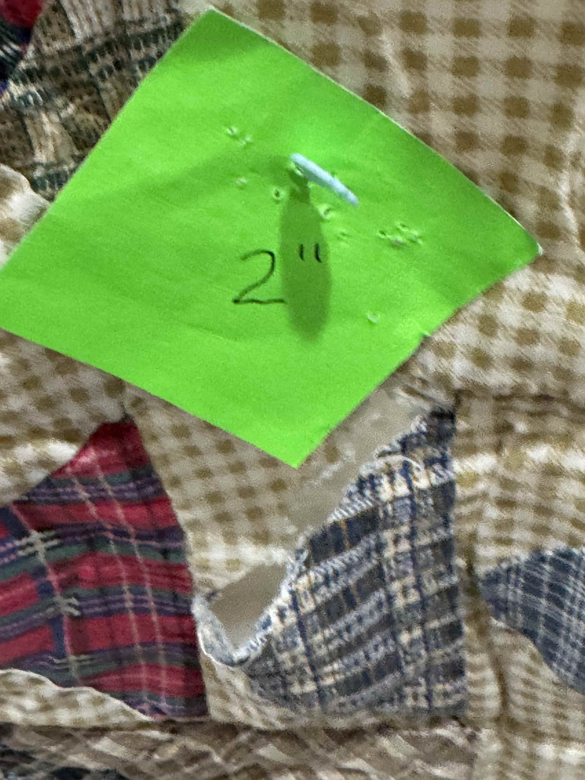 Vintage Quilt Country Plaid Sampler