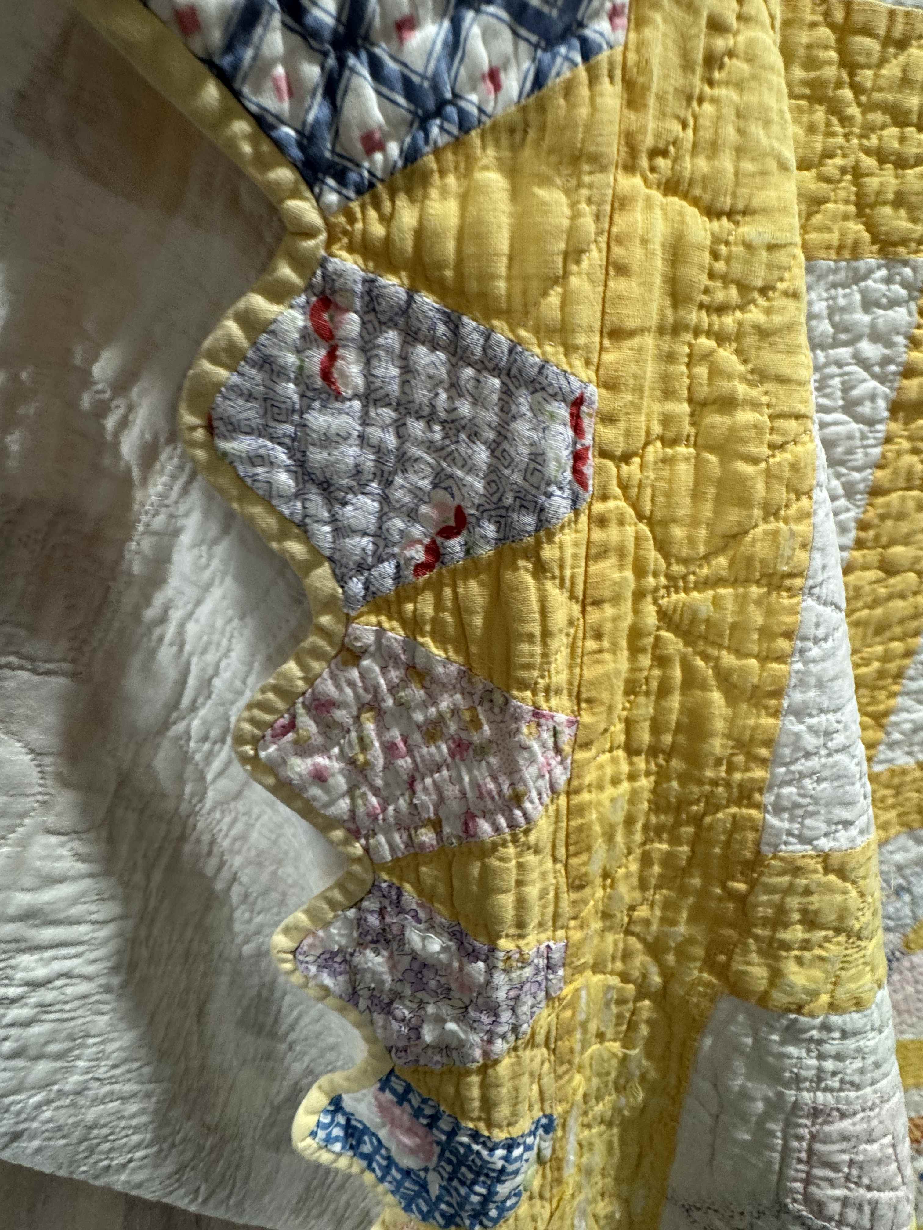 Vintage Quilt Dresden Star
